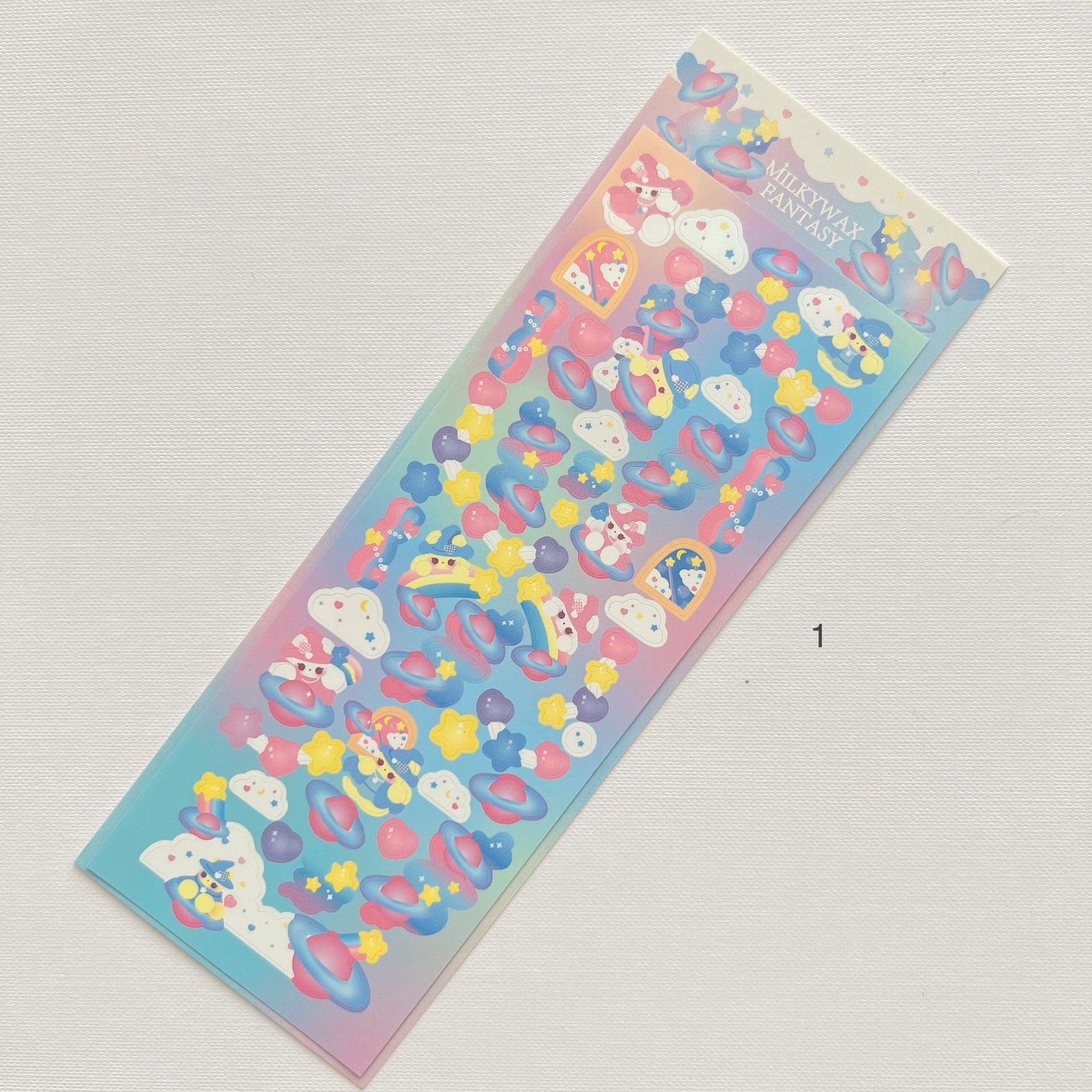 Kawaii toploader deco sticker sheet