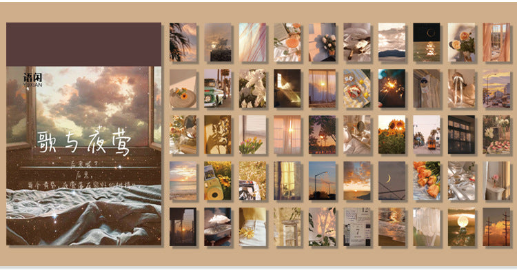 50 Pages Mini Scrapbooking Paper Booklet