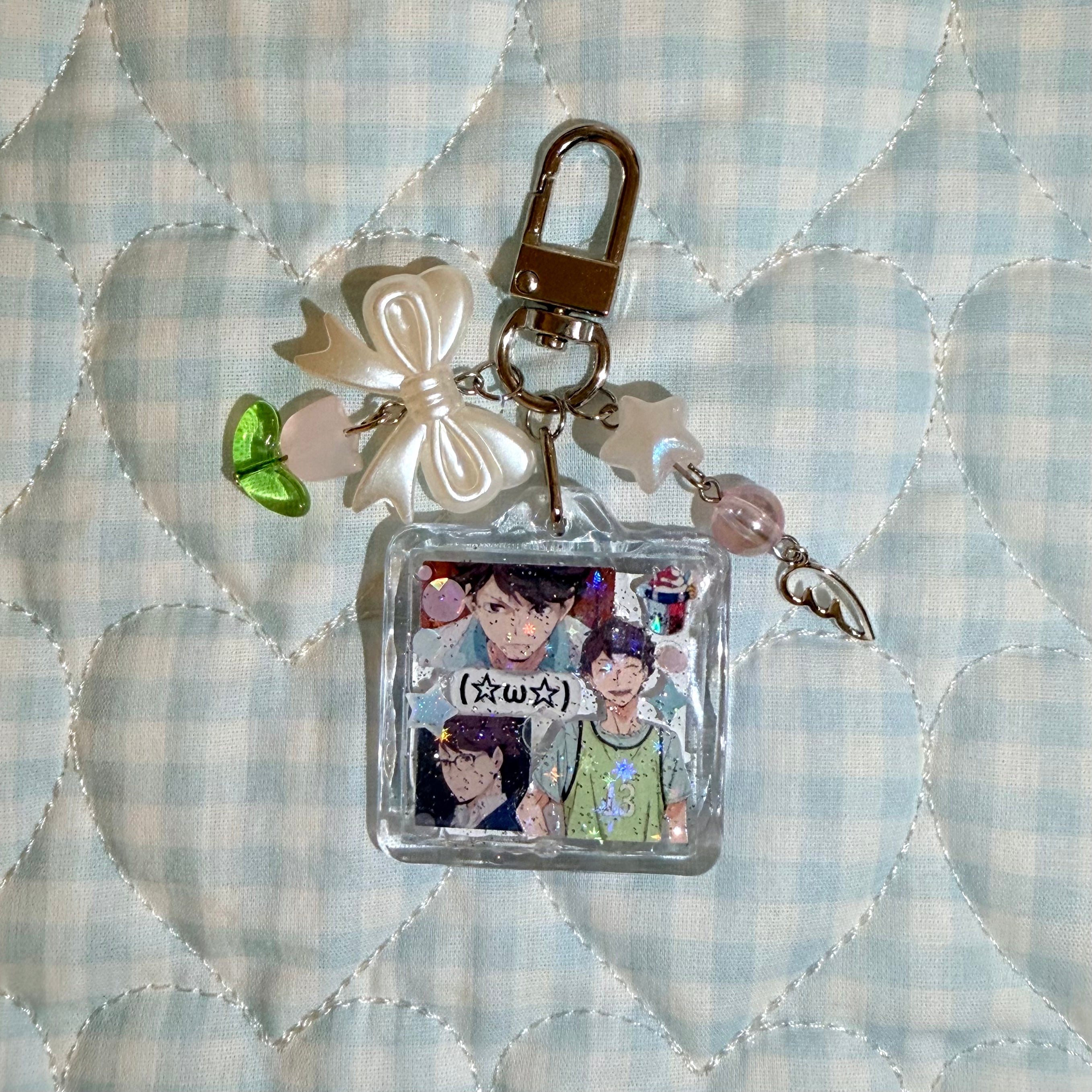 Double Side Decorated Keychain