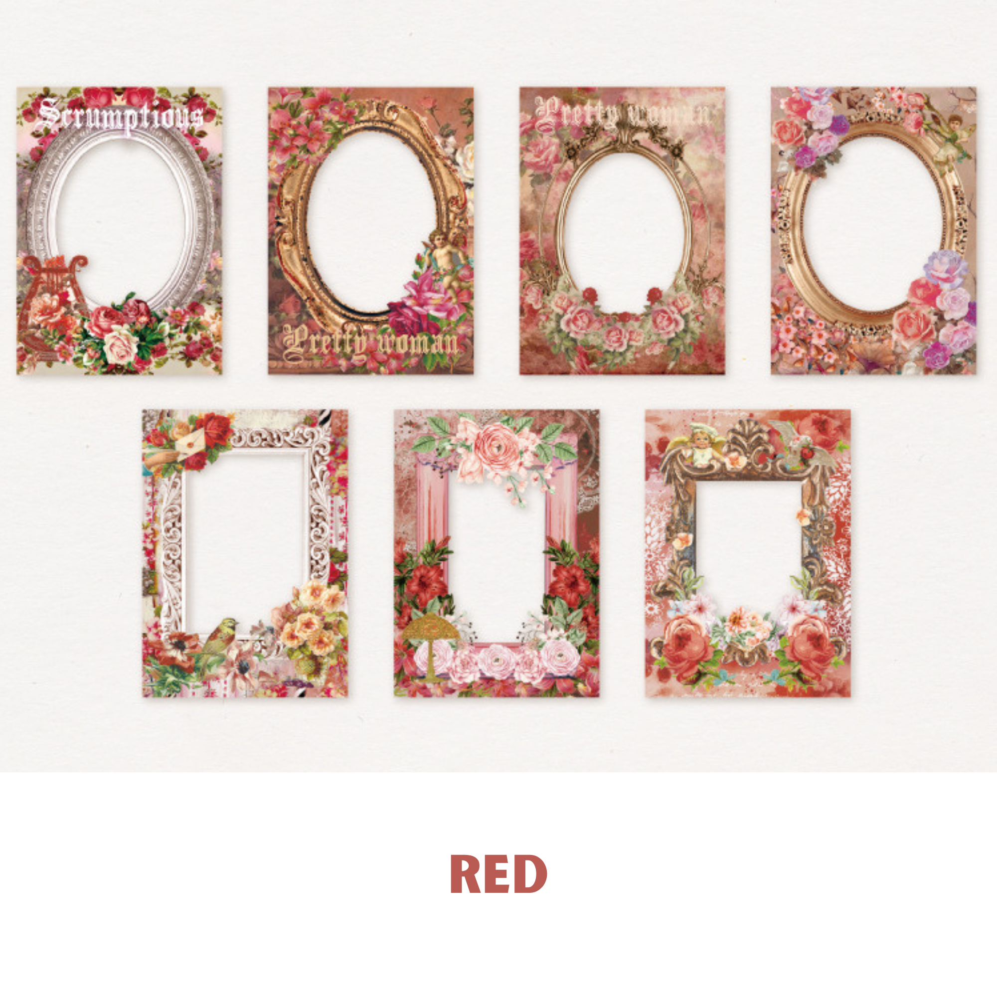 Retro Flower Frame Tape