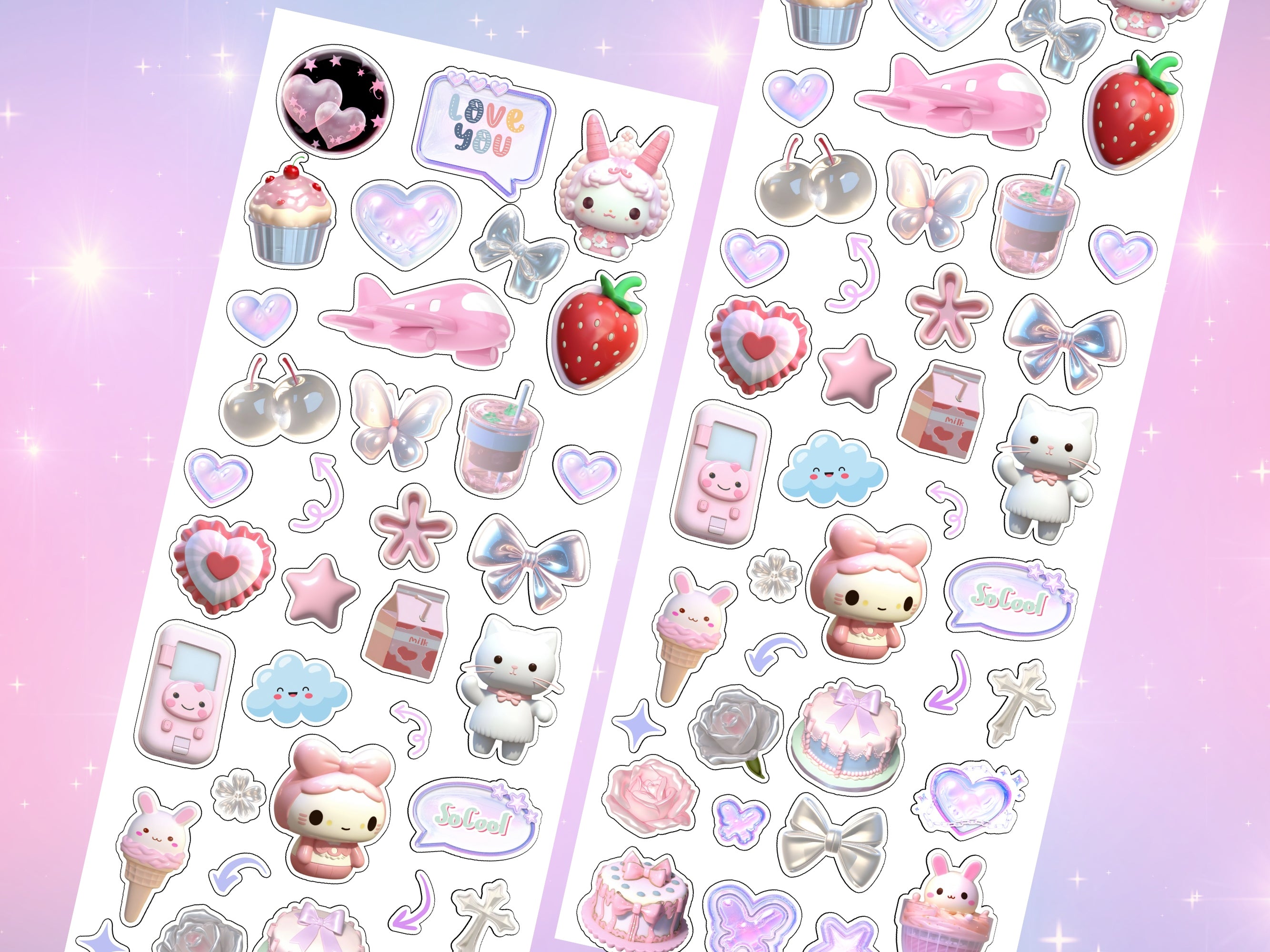 Kawaii Cartoon Stickers