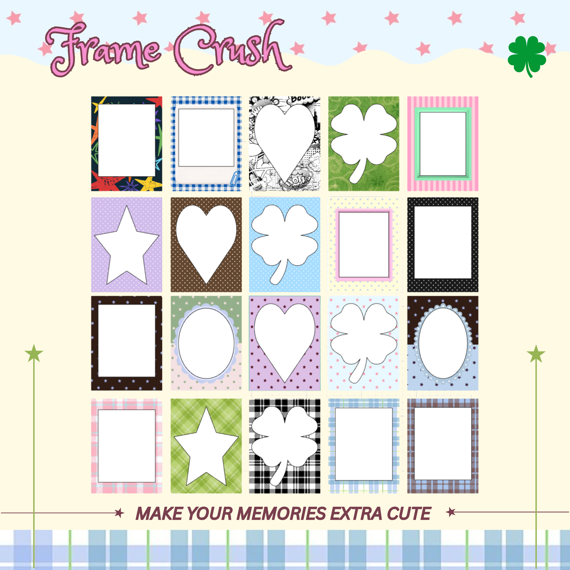 Frame Crush Sticker Pack