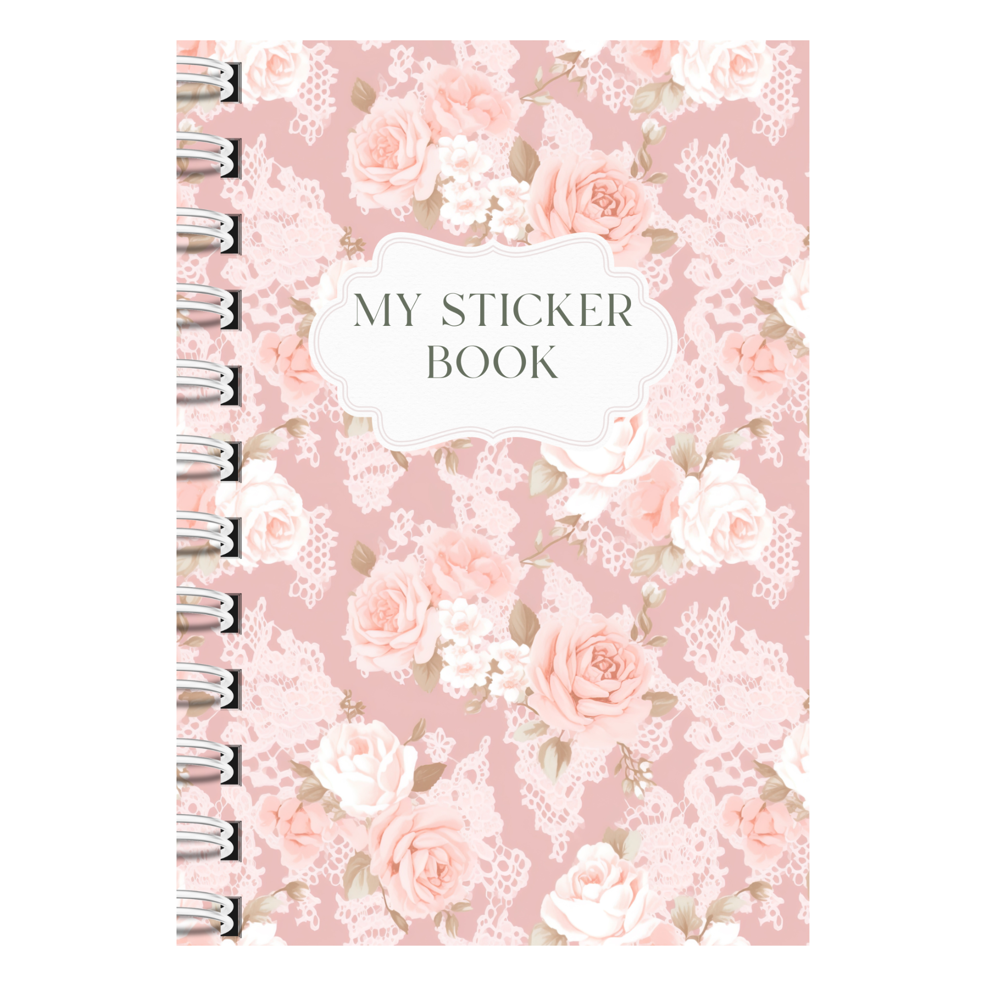A5 Note Sticker Reusable A5 Sticker Collecting Book – 50 Double-Sided Pages