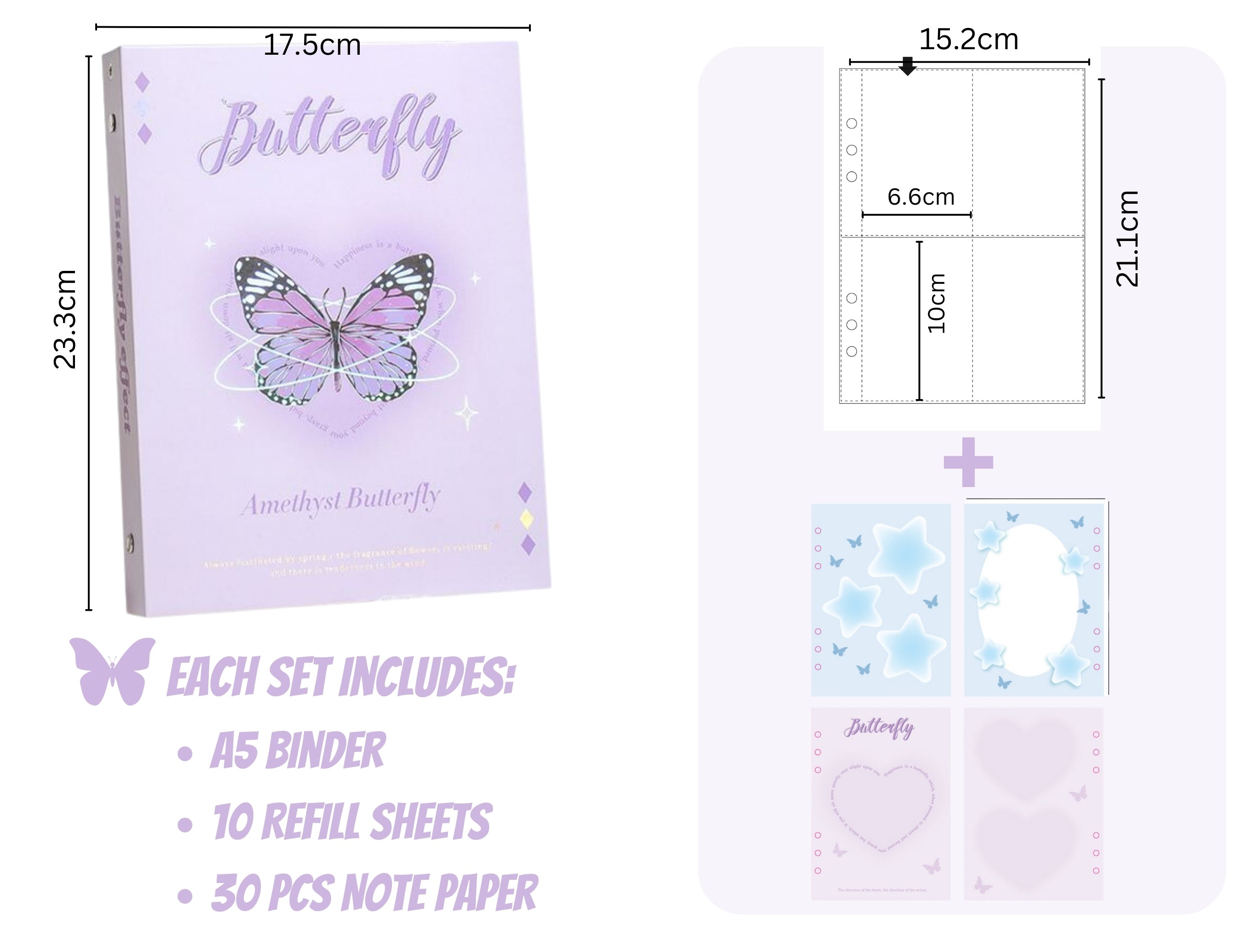 A5 Butterfly Binder