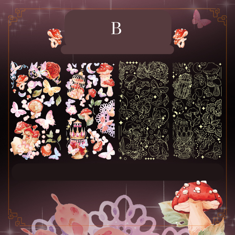 Mushroom Deco Sticker