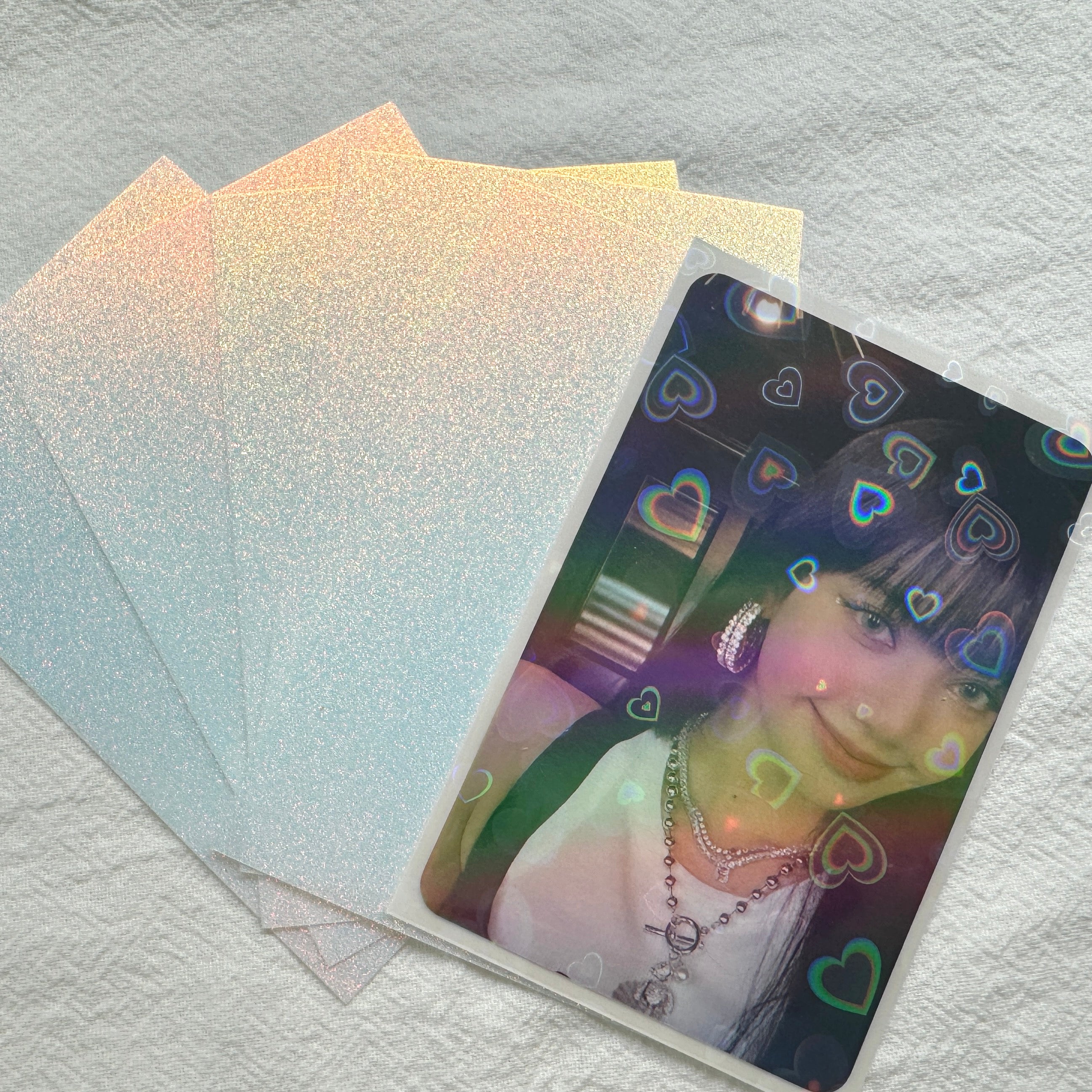 Shimmery Glitter Card Sleeve