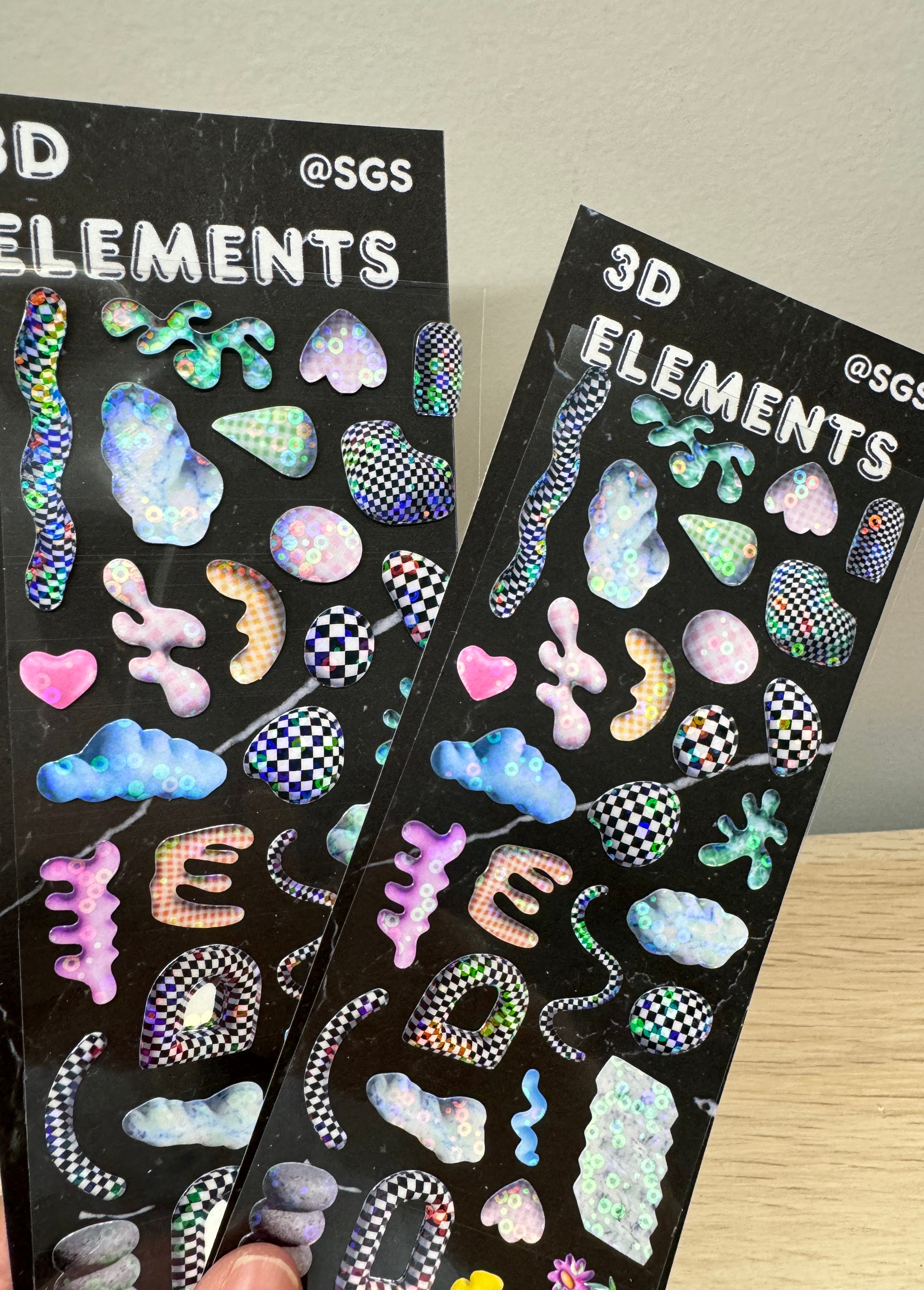 3D Elements Sticker