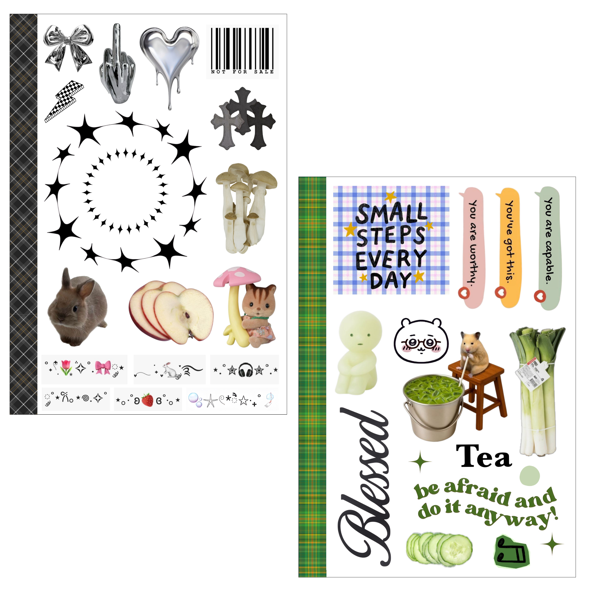 Set of 15 Sheets Scrapbooking Sticker Vol.3
