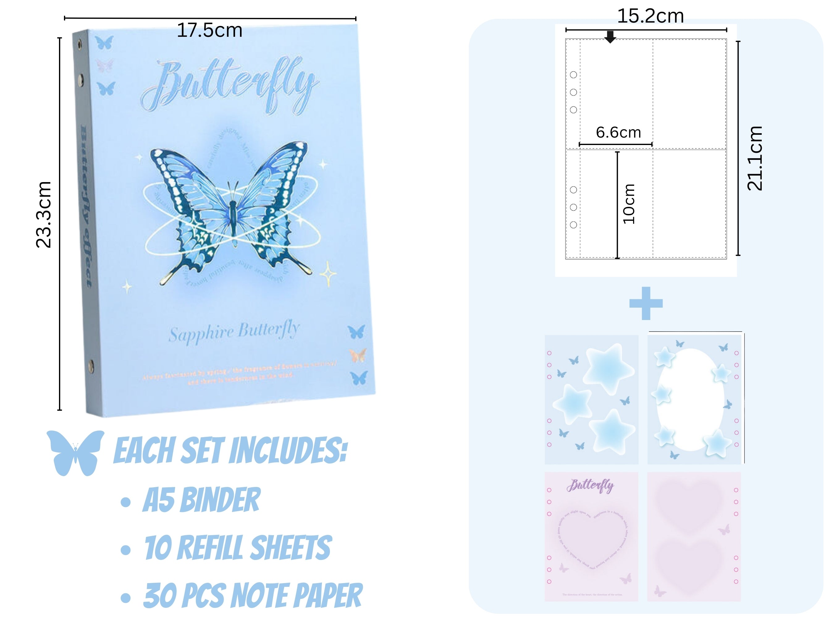 A5 Butterfly Binder