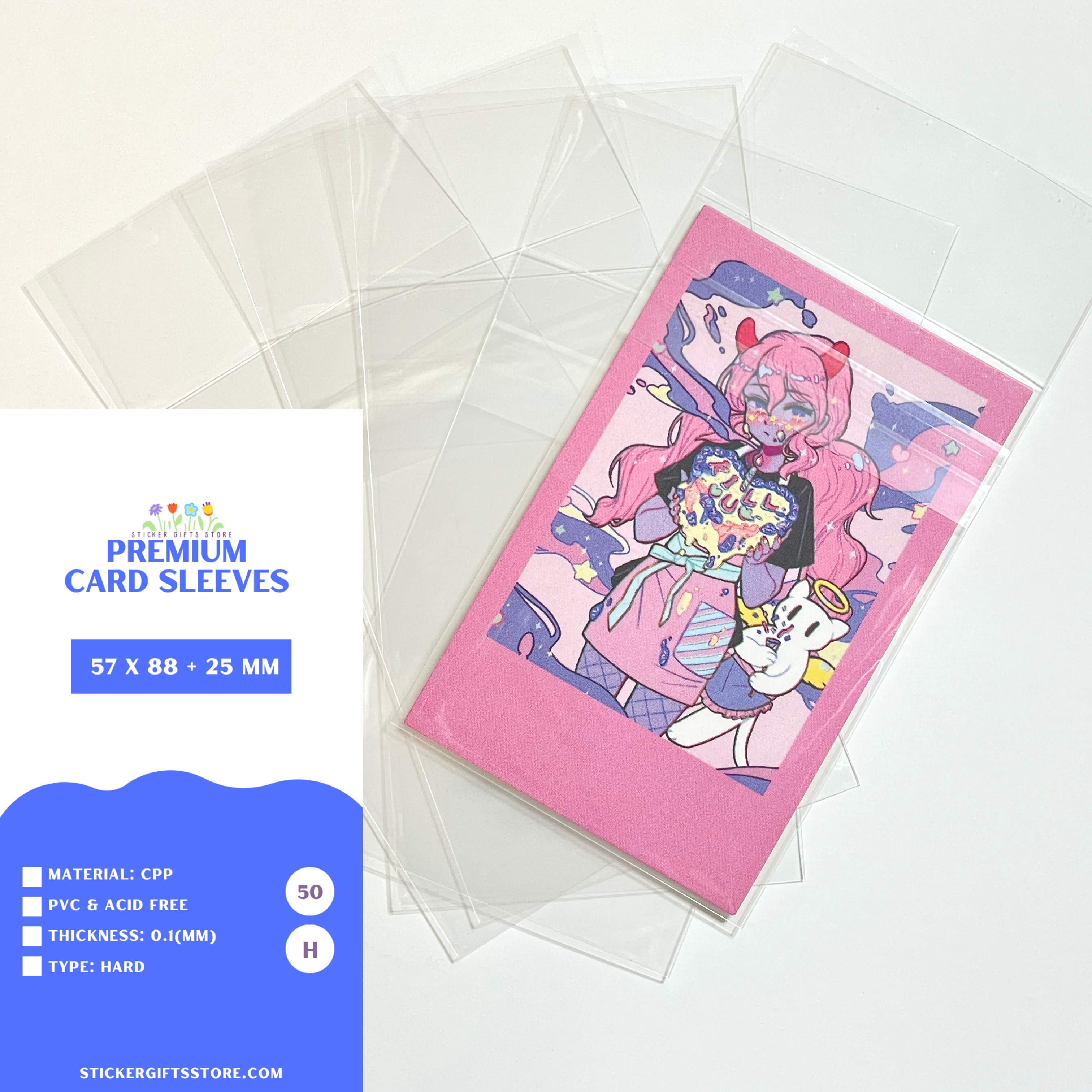 card sleeves 57 x 88 "Wyrmspan" Compatible (57x57mm) 110 Pack, 60 Micron, SKS-8849 All new PERFECT FIT line with 9 new sleeve options Holographic Hearts Sleeves, 58 x