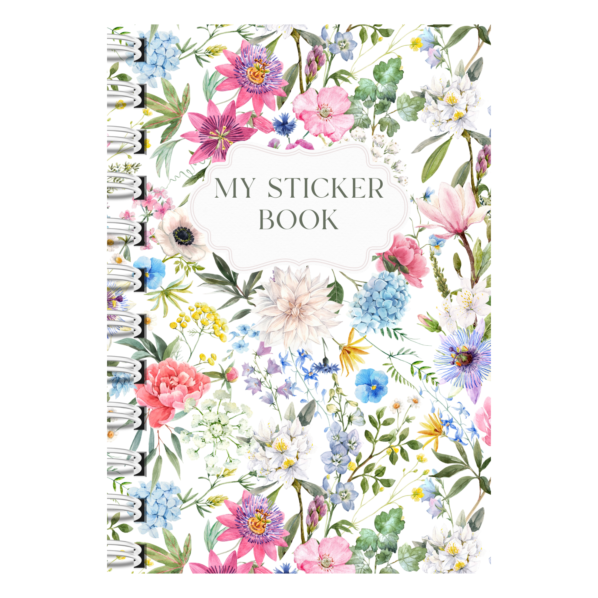 Reusable A5 Sticker Collecting Book โ 50 Double-Sided Pages