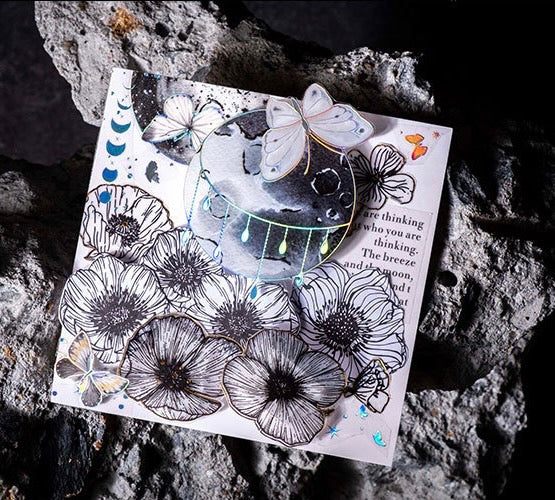 Planet Butterfly Sticker