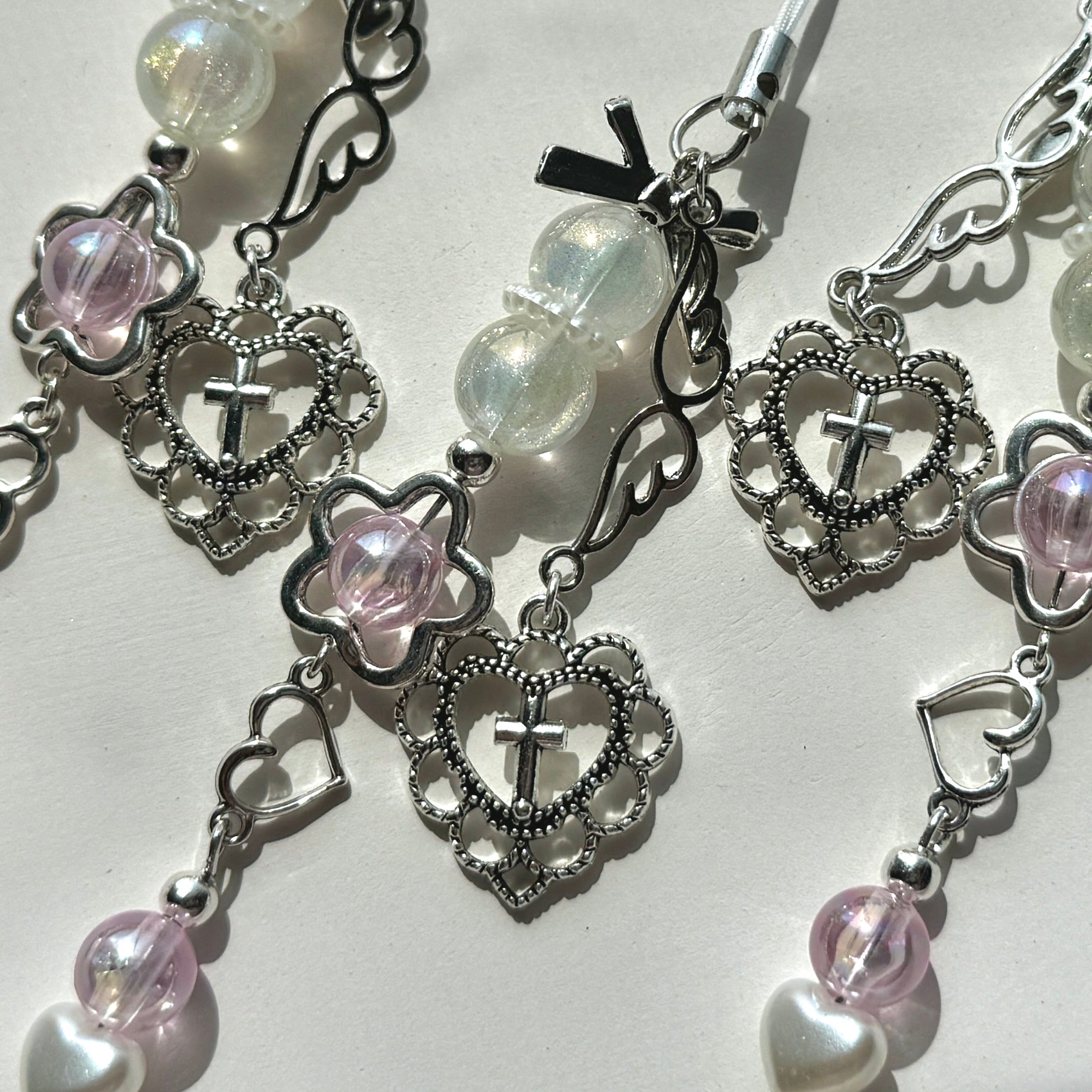 Heart Charm Phone Strap