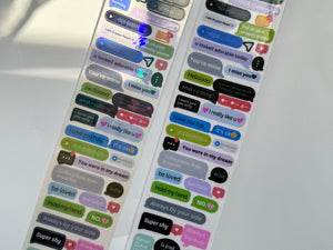 When Text Sticker Text Message Sticker