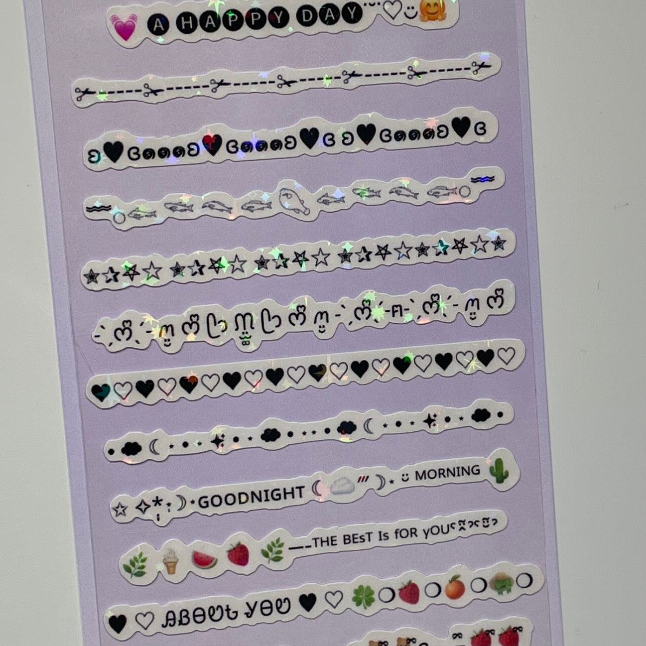 Emoticons Divider Sticker