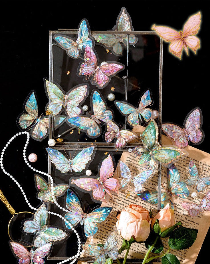 PET Butterfly Sticker