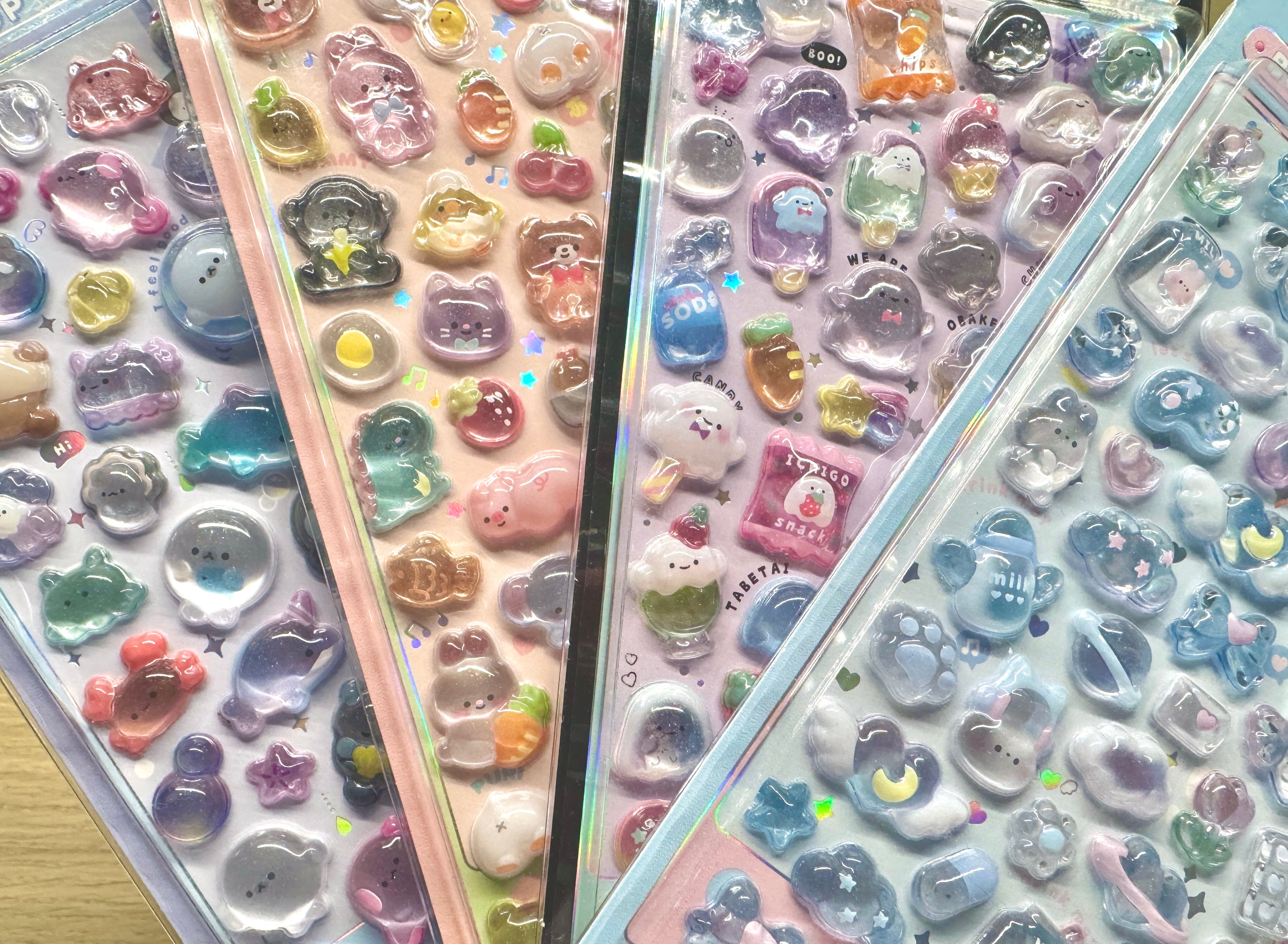 Kawaii 3D Acrylic Animal Sticker