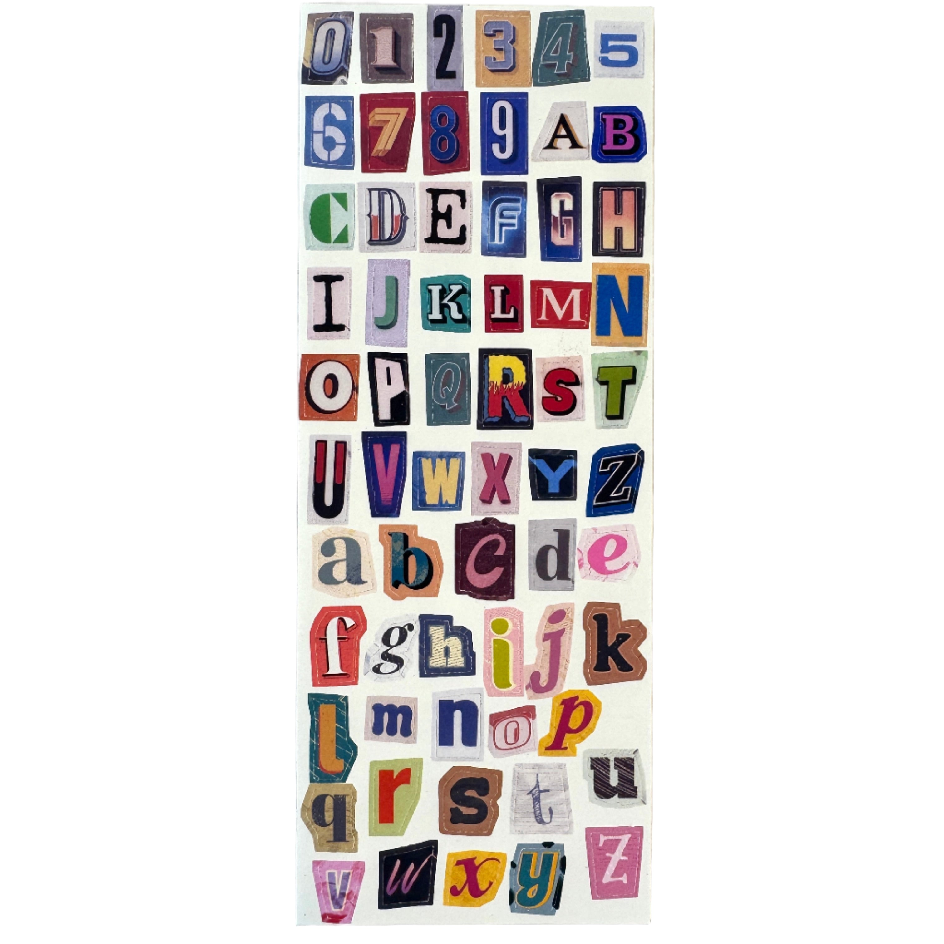 Ransom Note Letters Sticker