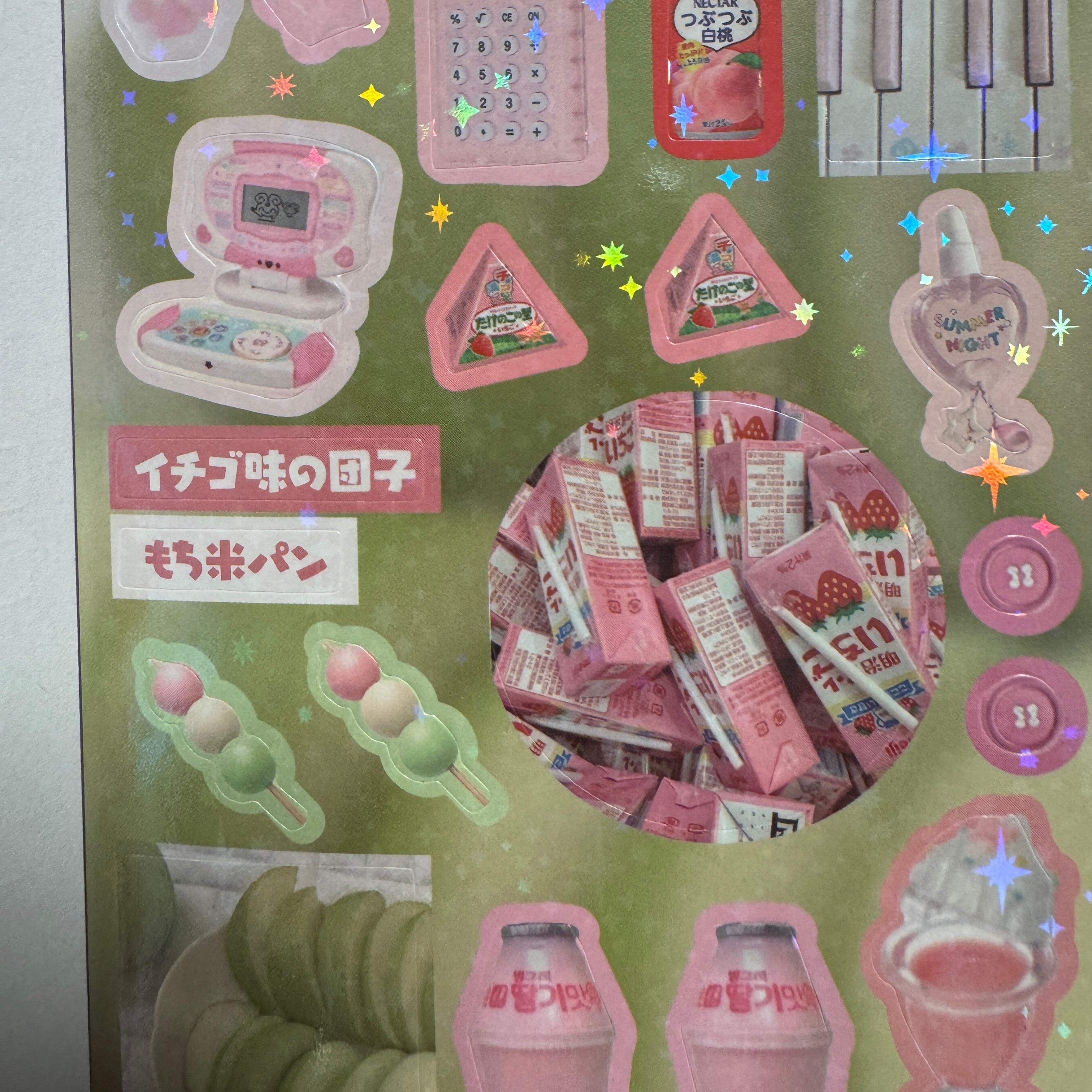 30 Pages Retro Flavor Series Sticker Book