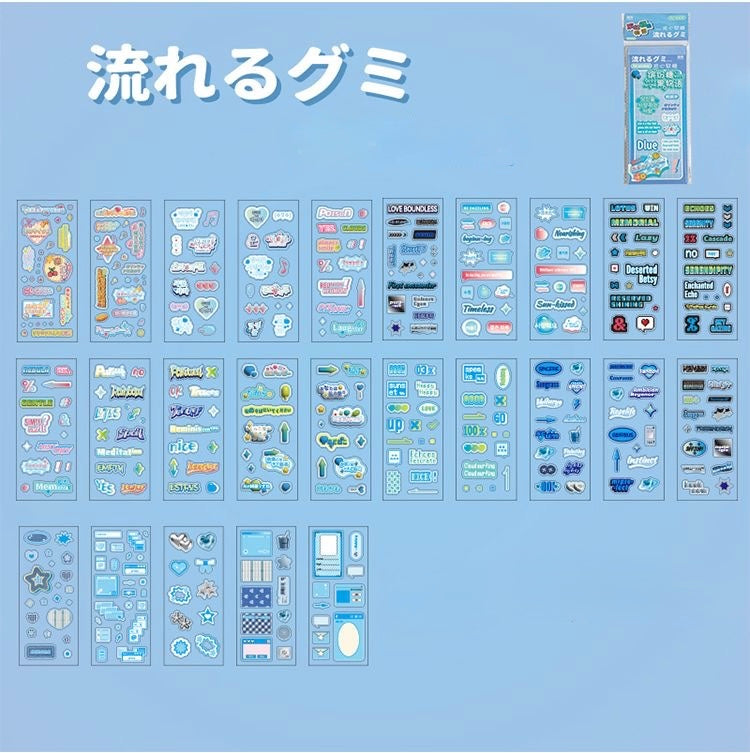50 Pages Transparent Sticker Book