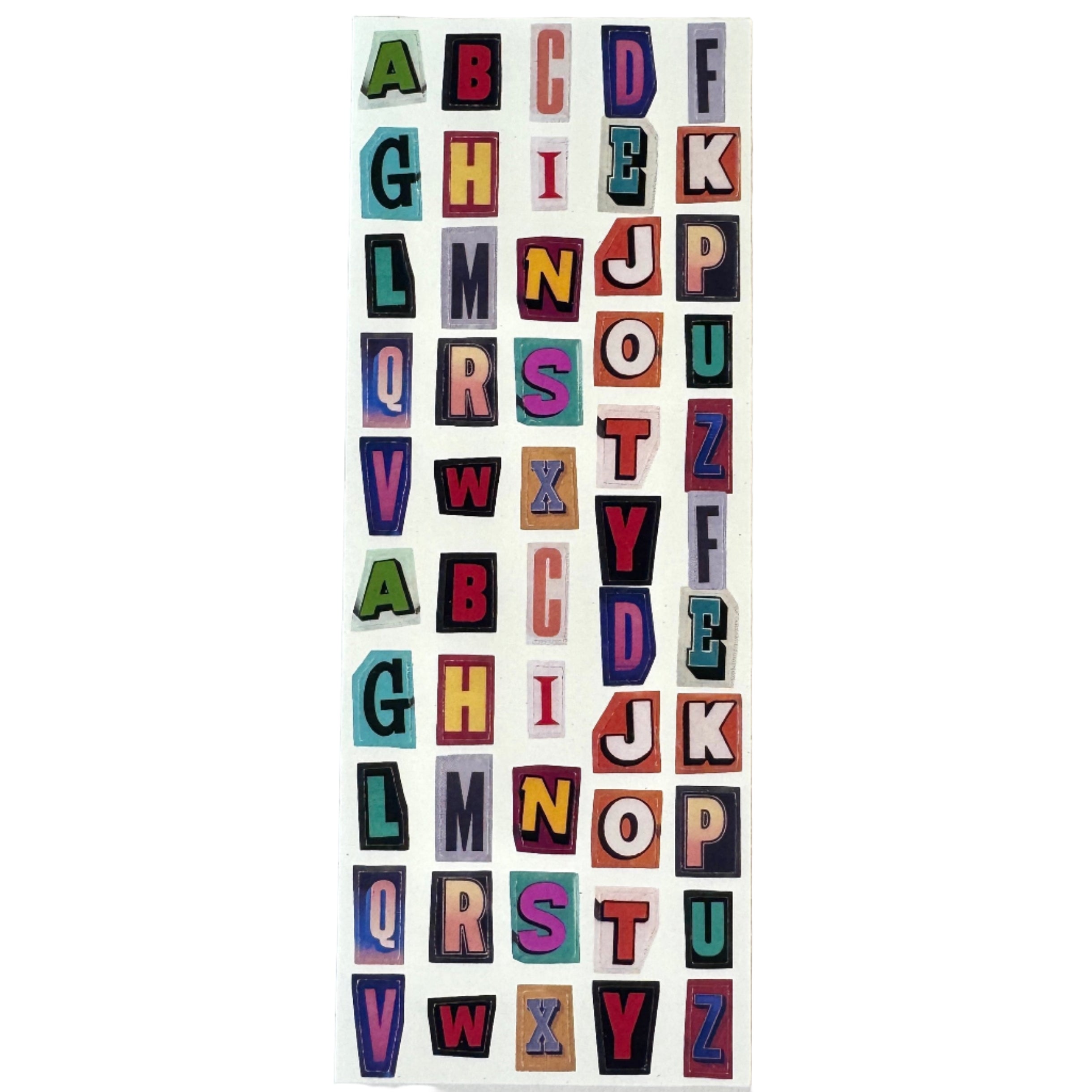 Ransom Note Letters Sticker