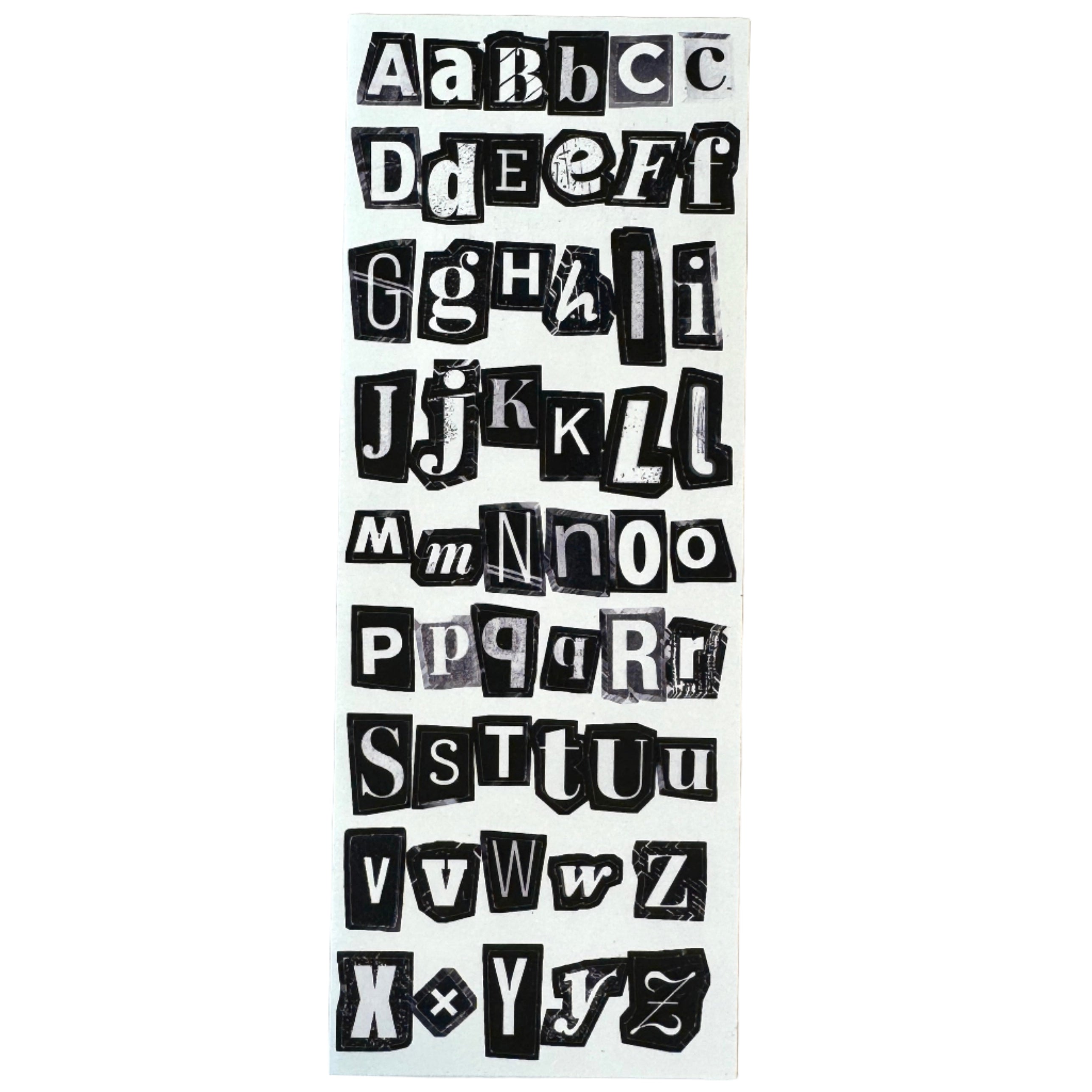 Ransom Note Letters Sticker