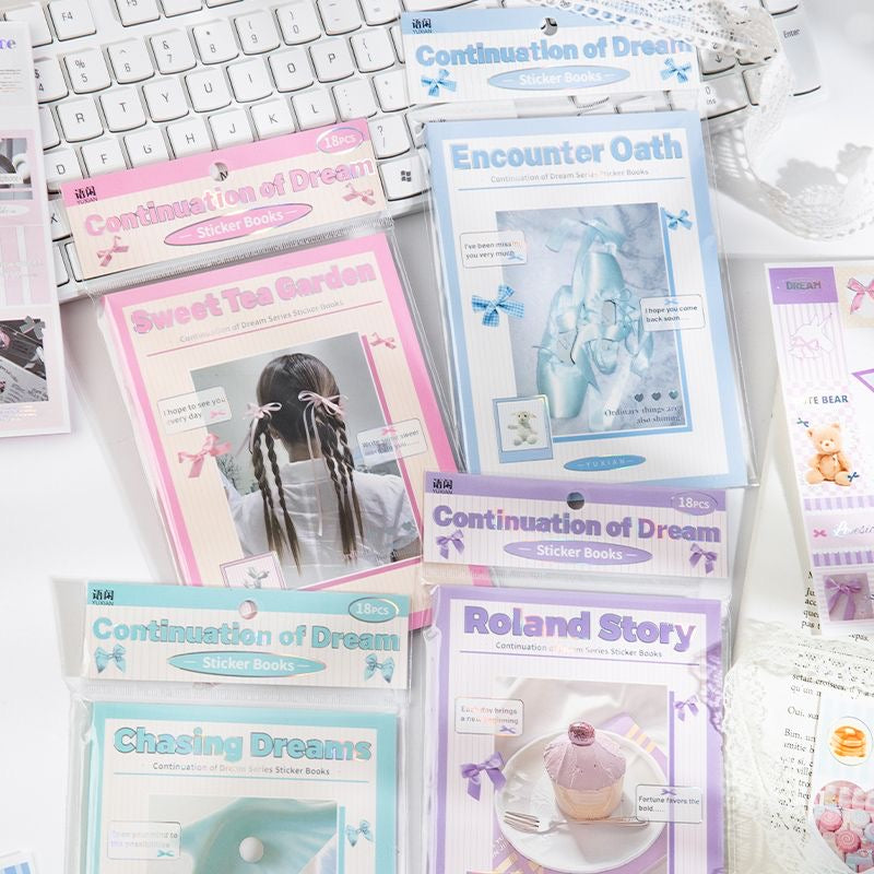 18 Pages Kawaii Sticker Book