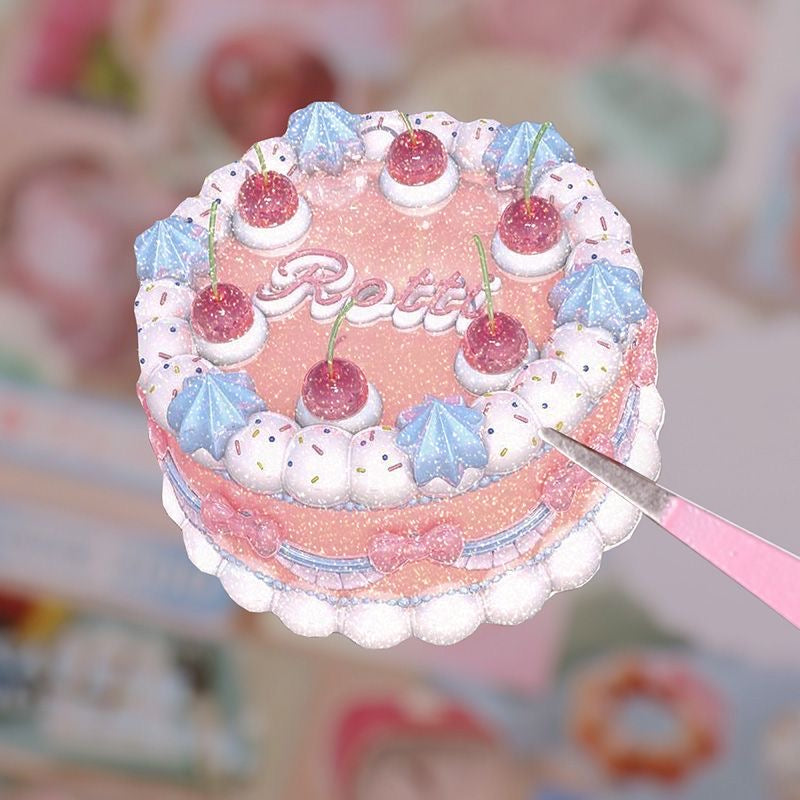 30 Pages Food Themed Sticker Book