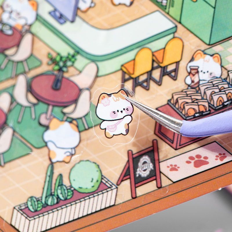 DIY 3D Sticker Scene| Miniature Scenes stickers