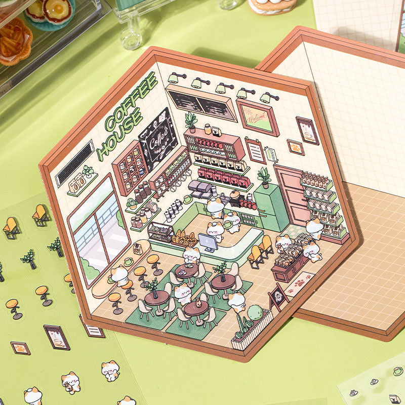 DIY 3D Sticker Scene| Miniature Scenes stickers