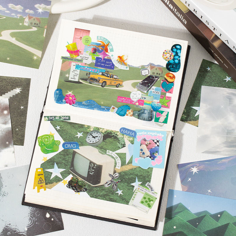 72 Pages Realm of Light Dreams Sticker Book