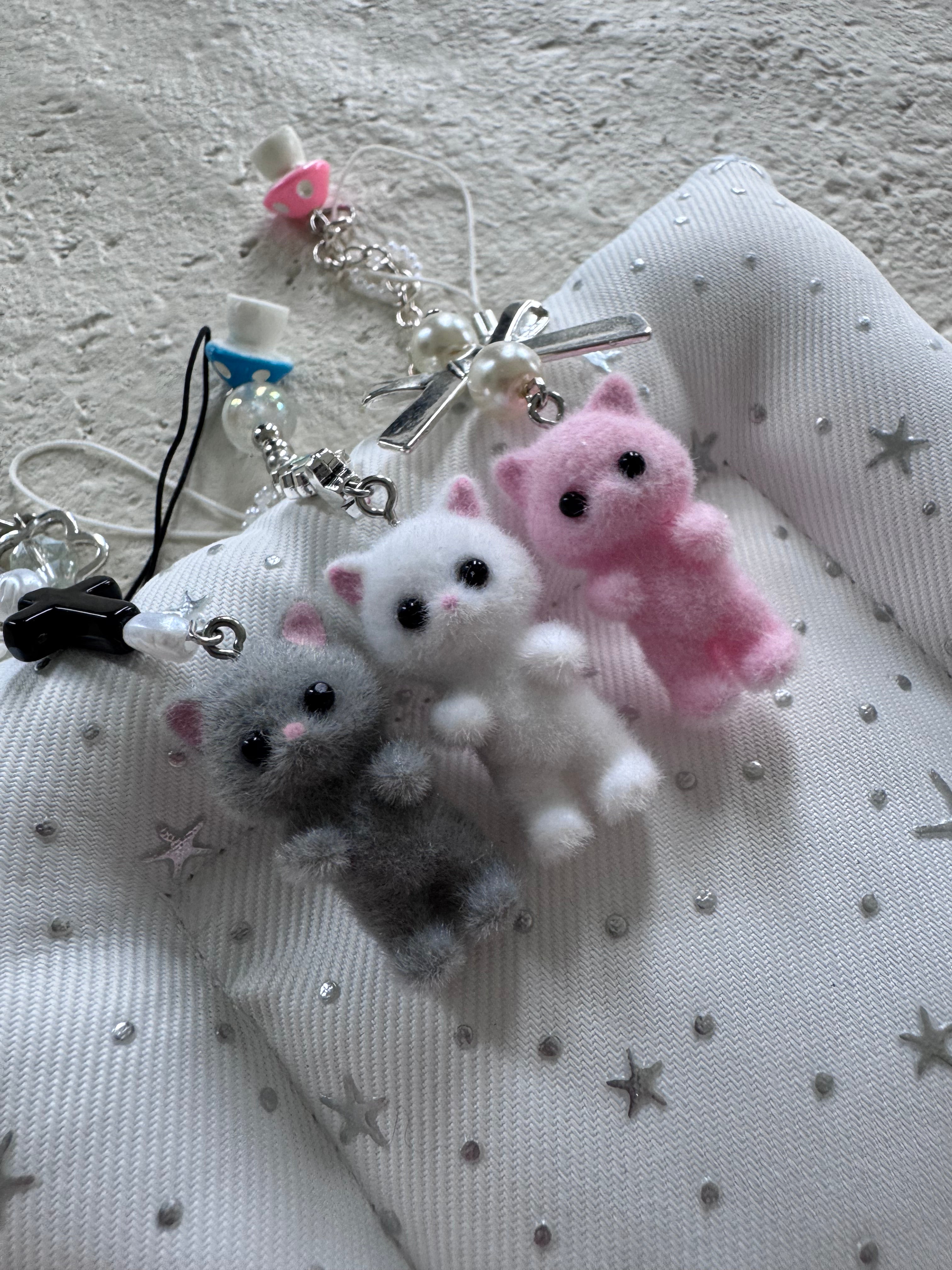 Fuzzy cat trinkets