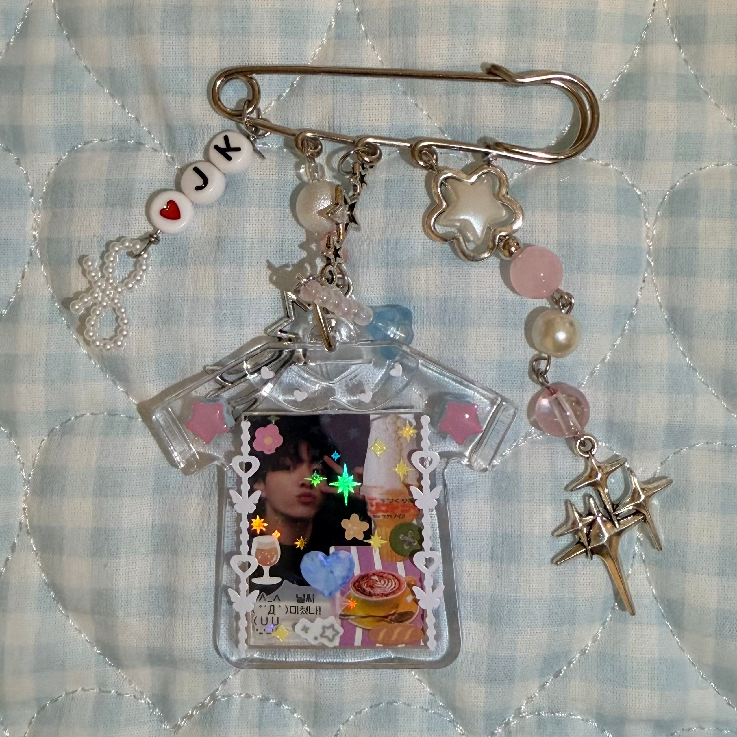 Double Sided Decorated Keychain