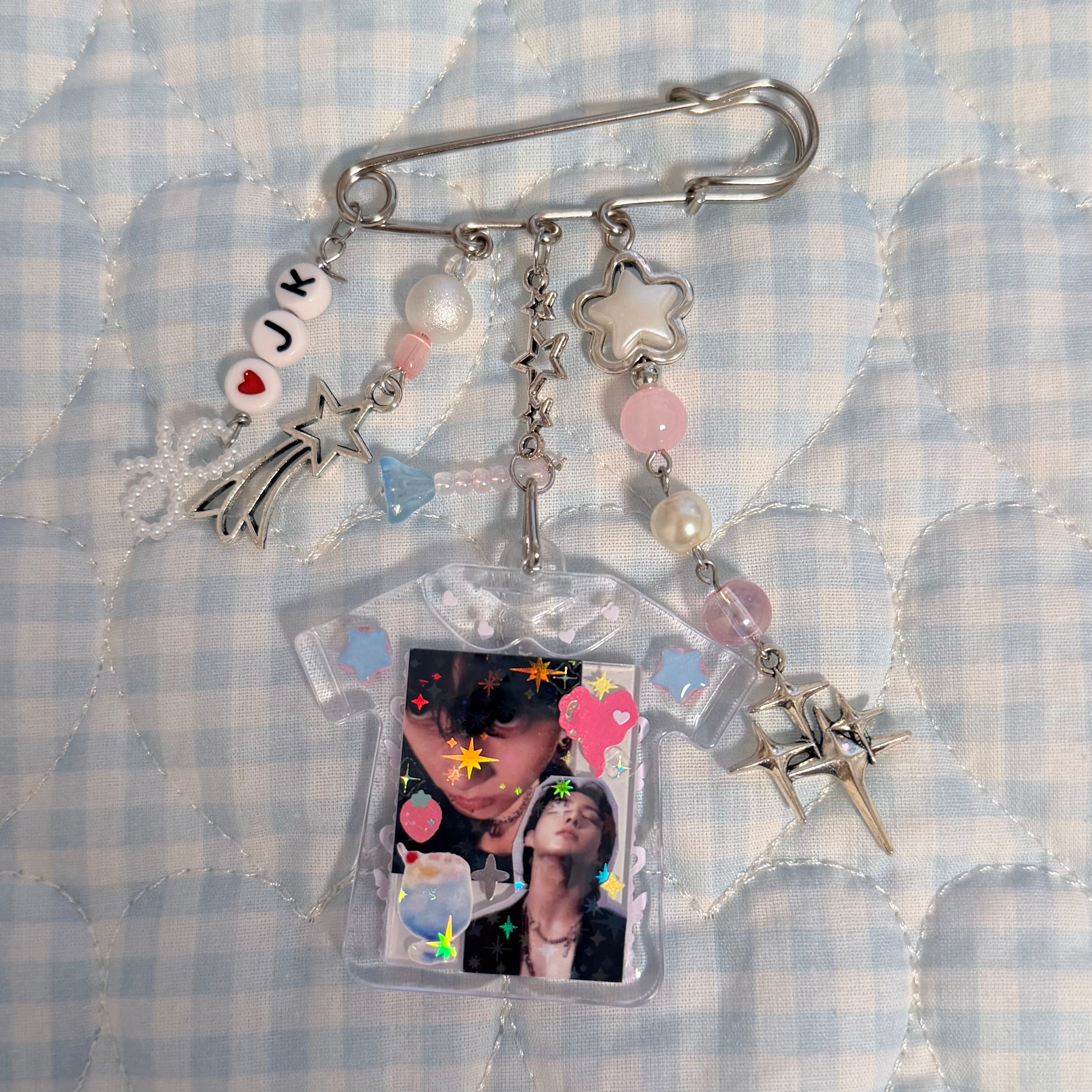Double Sided Decorated Keychain