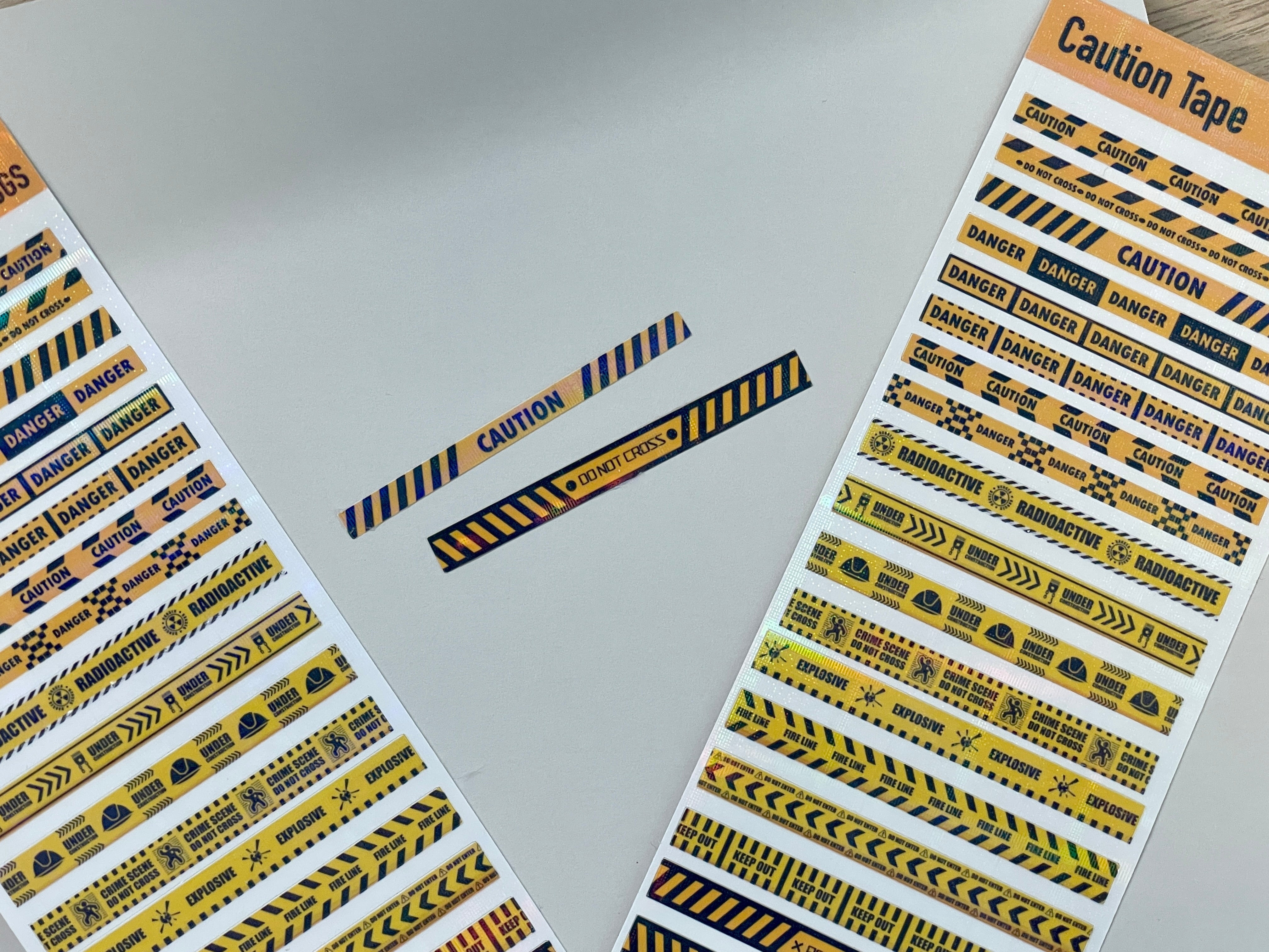 Caution Tape Sticker