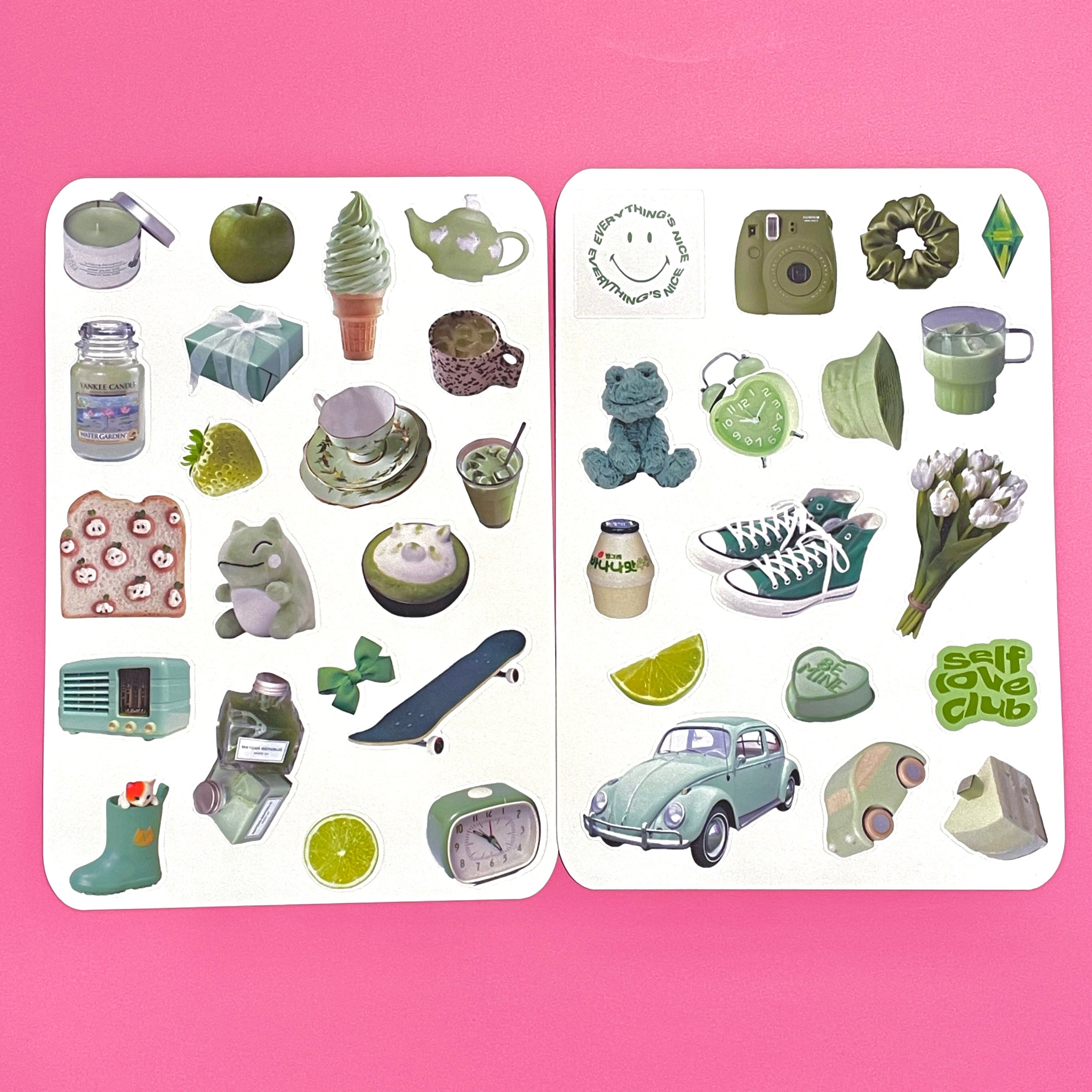 Set of 11 Sheets Scrapbooking Sticker