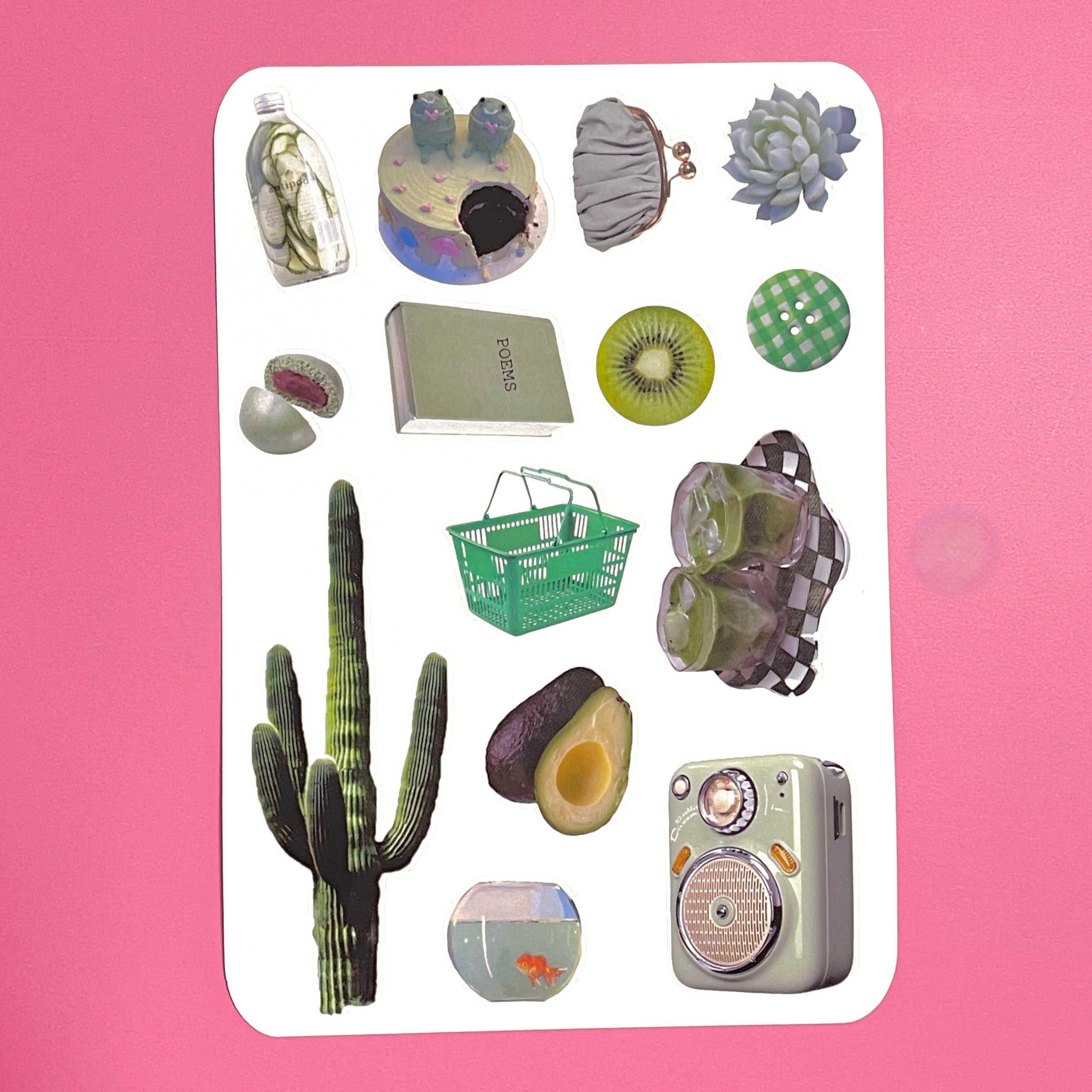 Set of 11 Sheets Scrapbooking Sticker