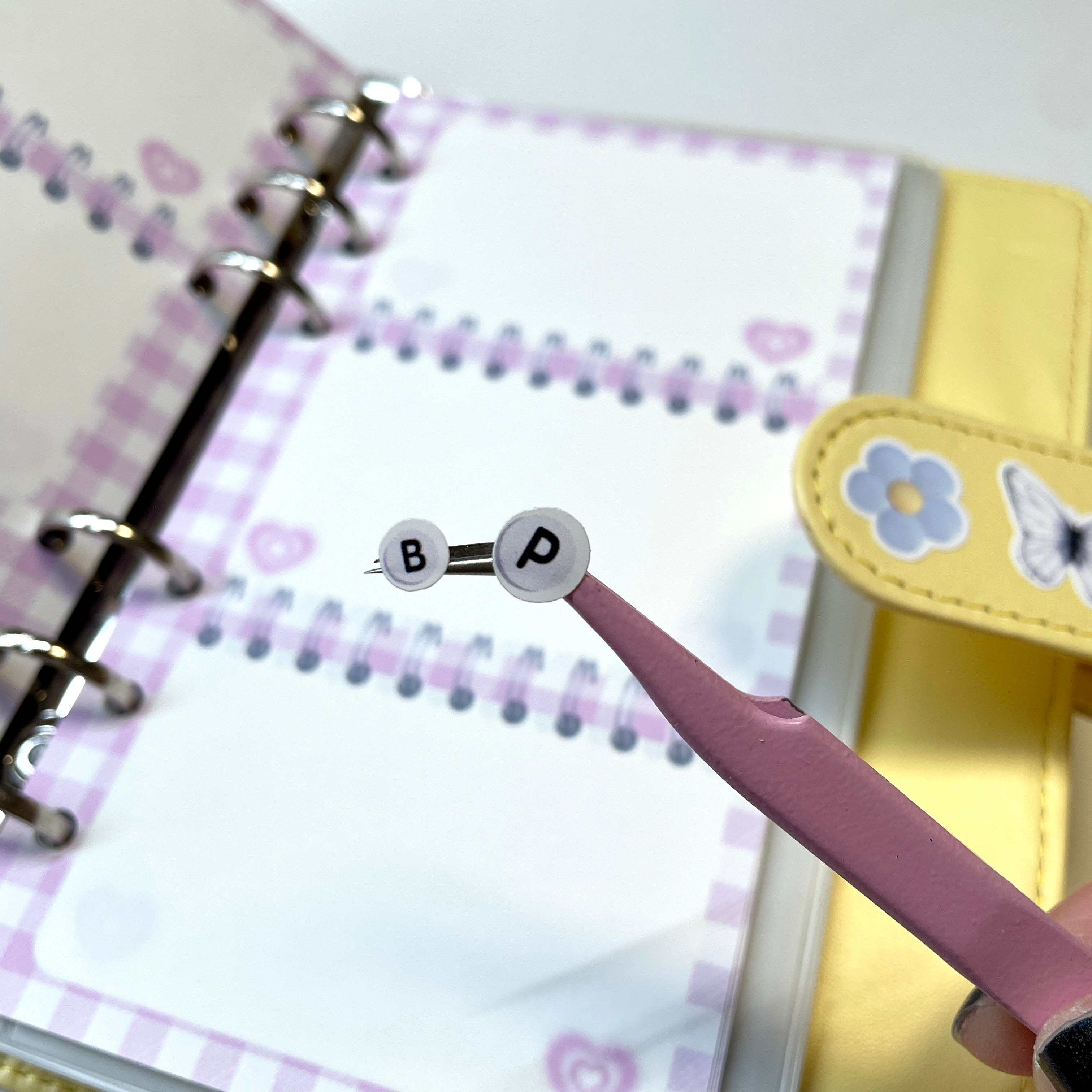 Little beads Alphabet Letter Sticker