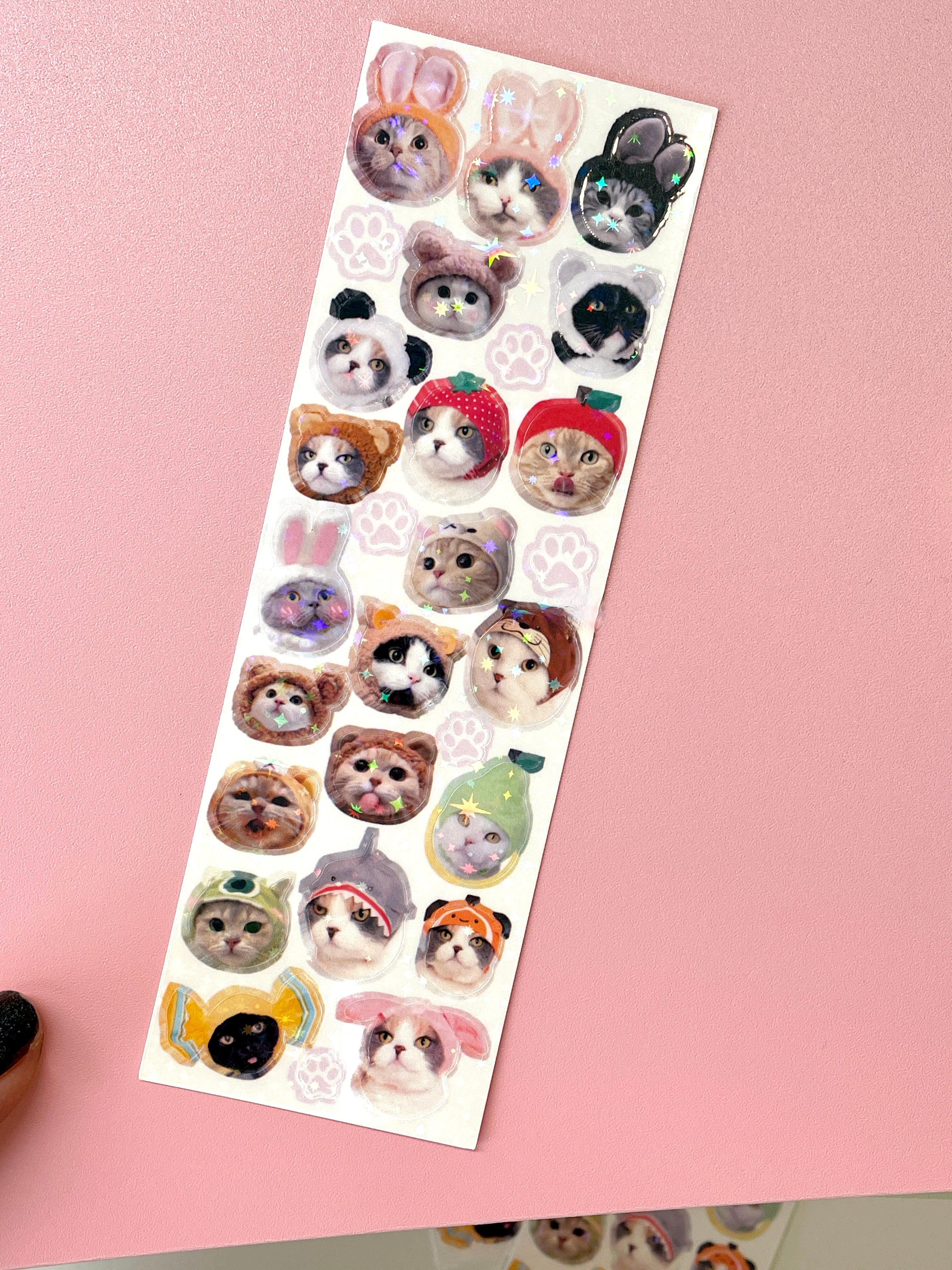 Kawaii Cat Sticker Sheet