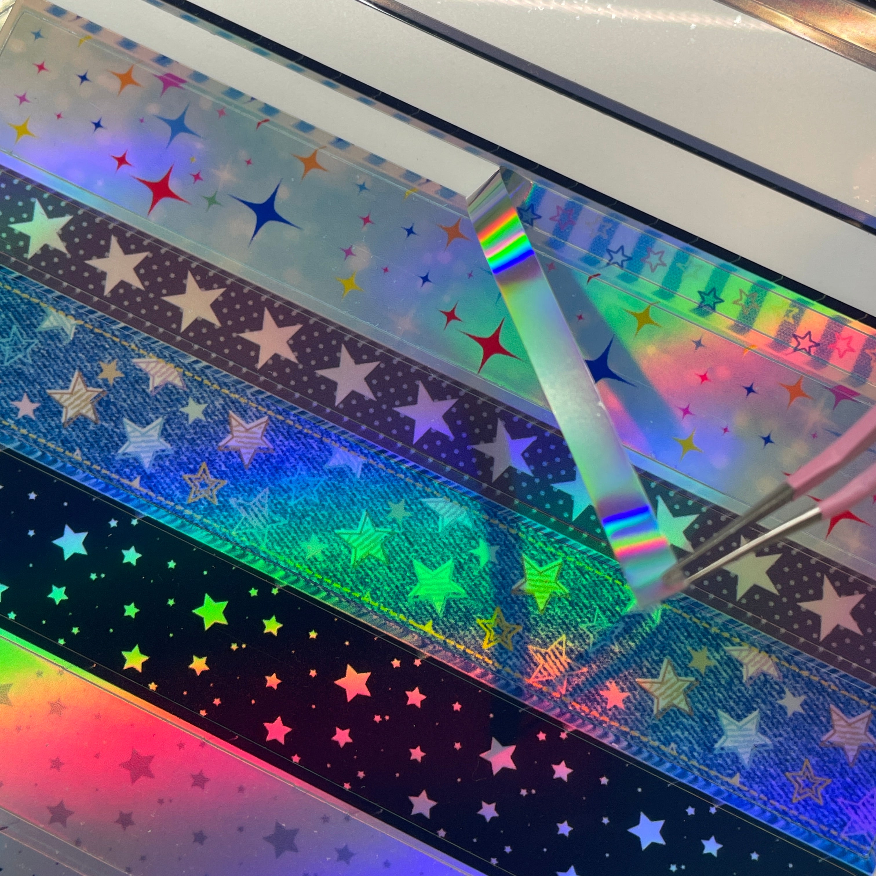 Holographic Star Sticker Sheet