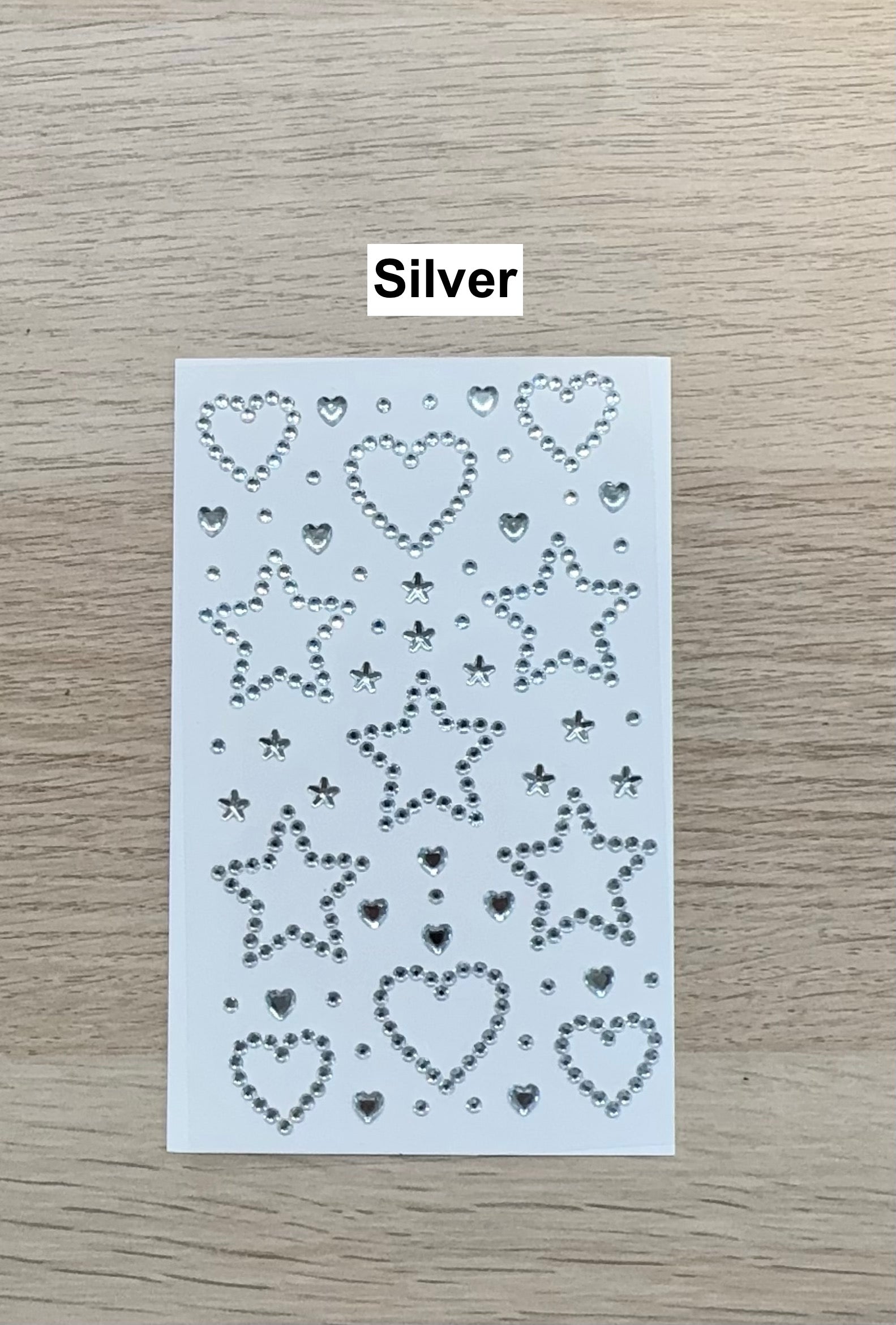 3D Heart and Star Sticker