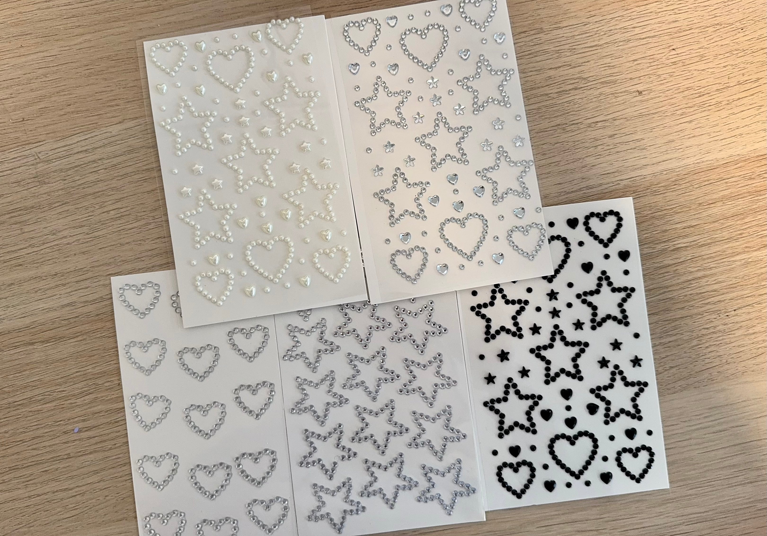 3D Heart and Star Sticker