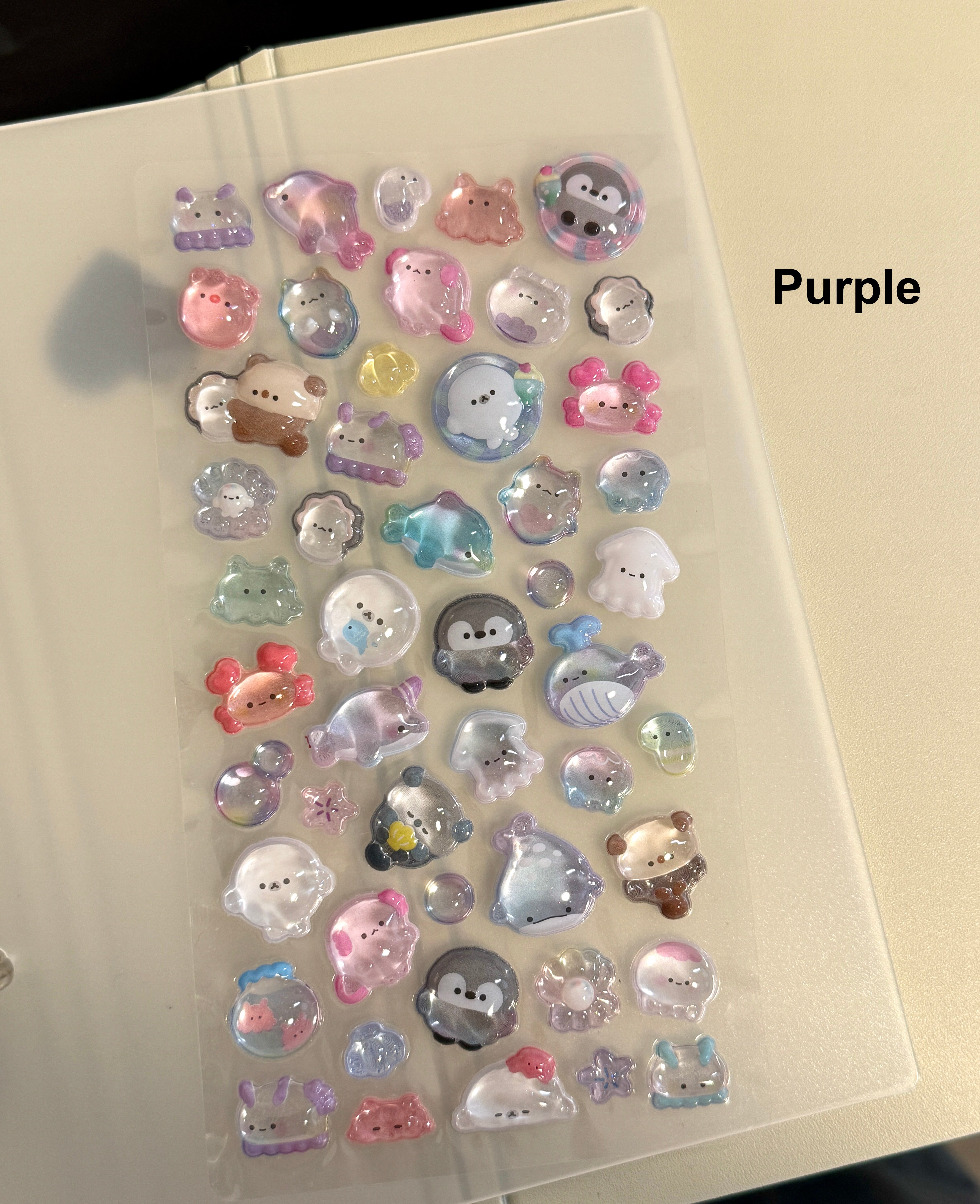 Kawaii 3D Acrylic Animal Sticker