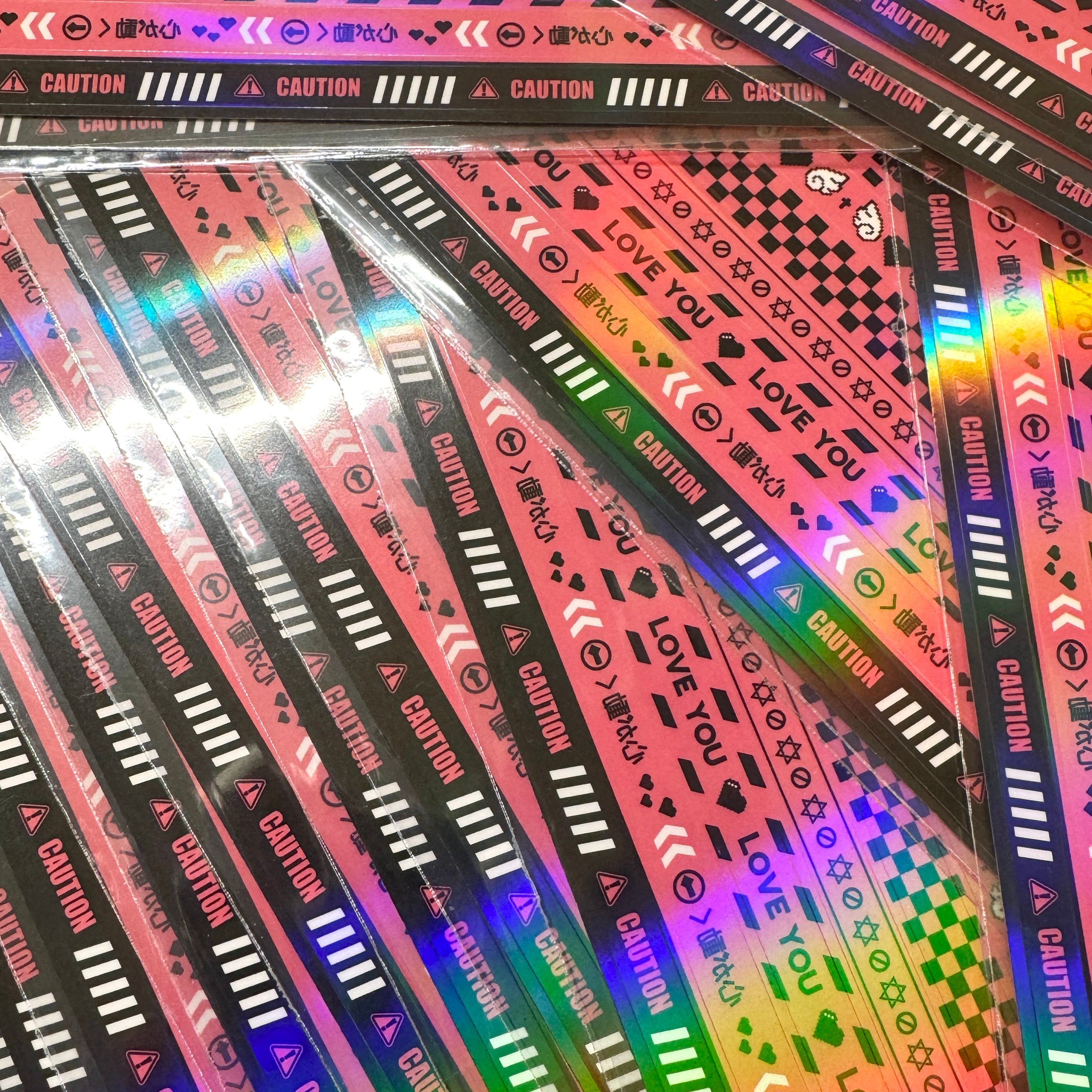 Caution Line Sticker