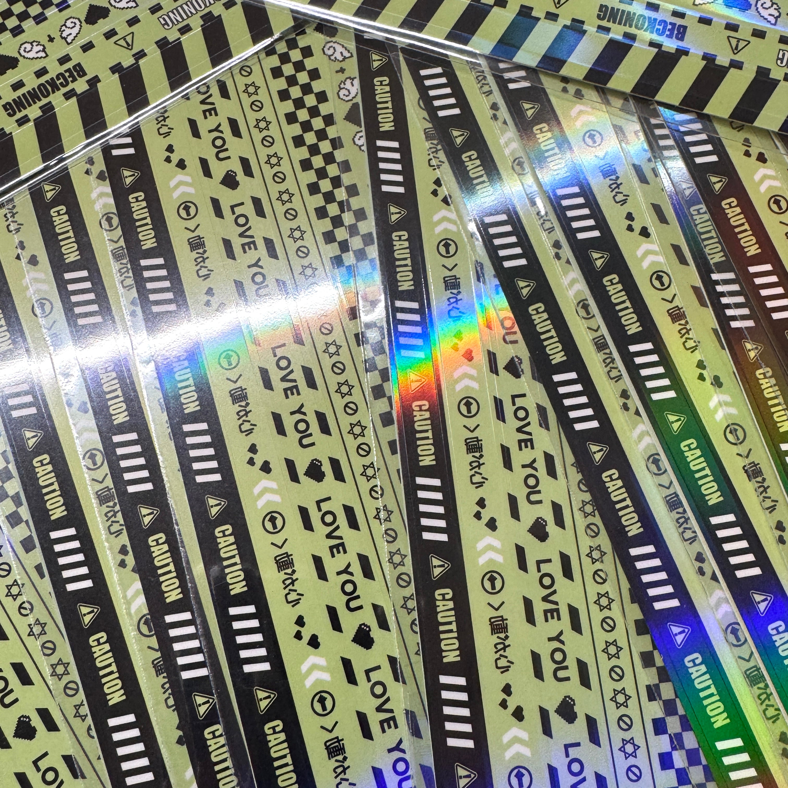 Caution Line Sticker