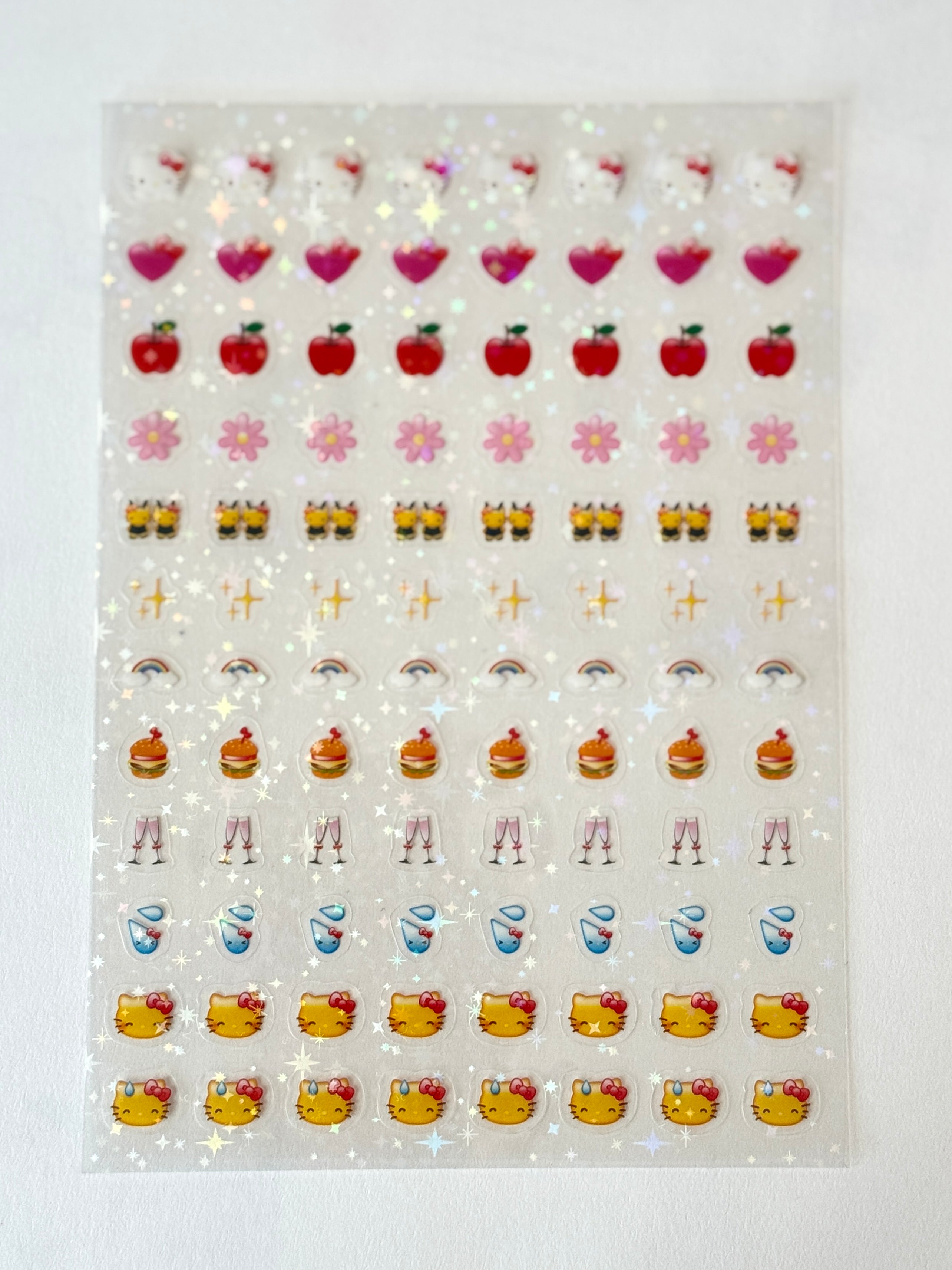 8 PCS of Kawaii Sticker Sheet