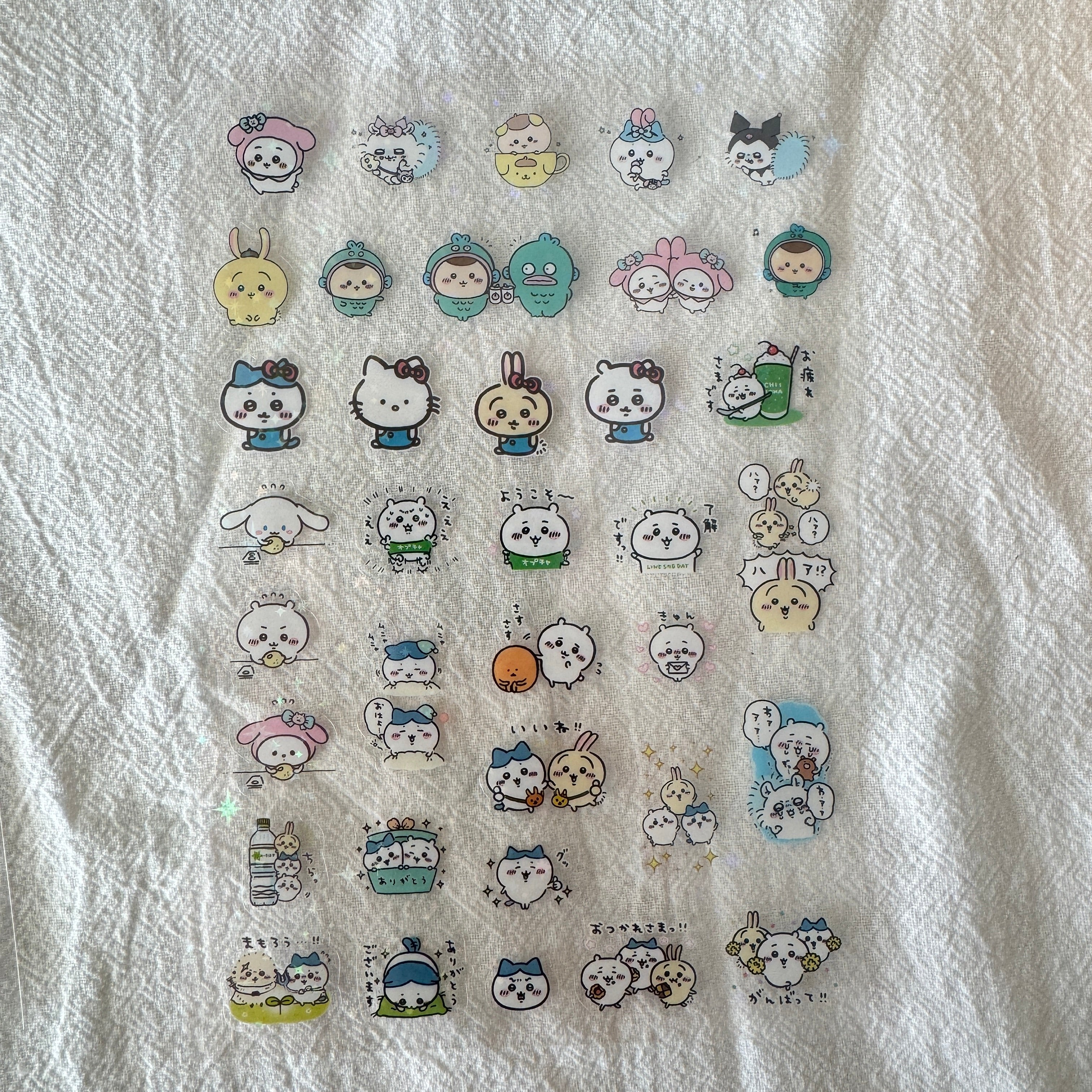 4 PCS Kawaii Critters Sticker Sheet
