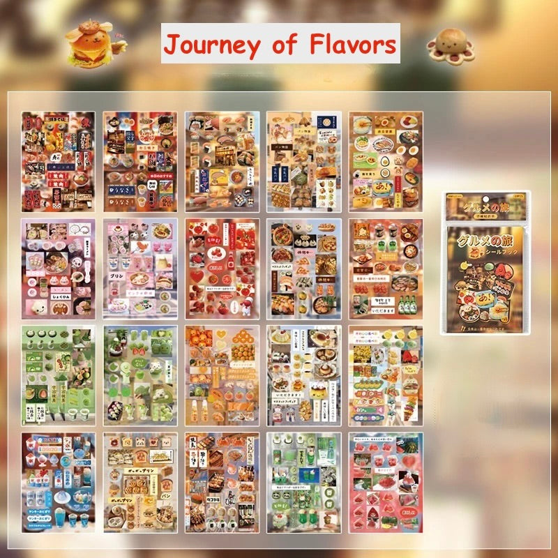 Retro Japanese Memory Sound Series Sticker Book