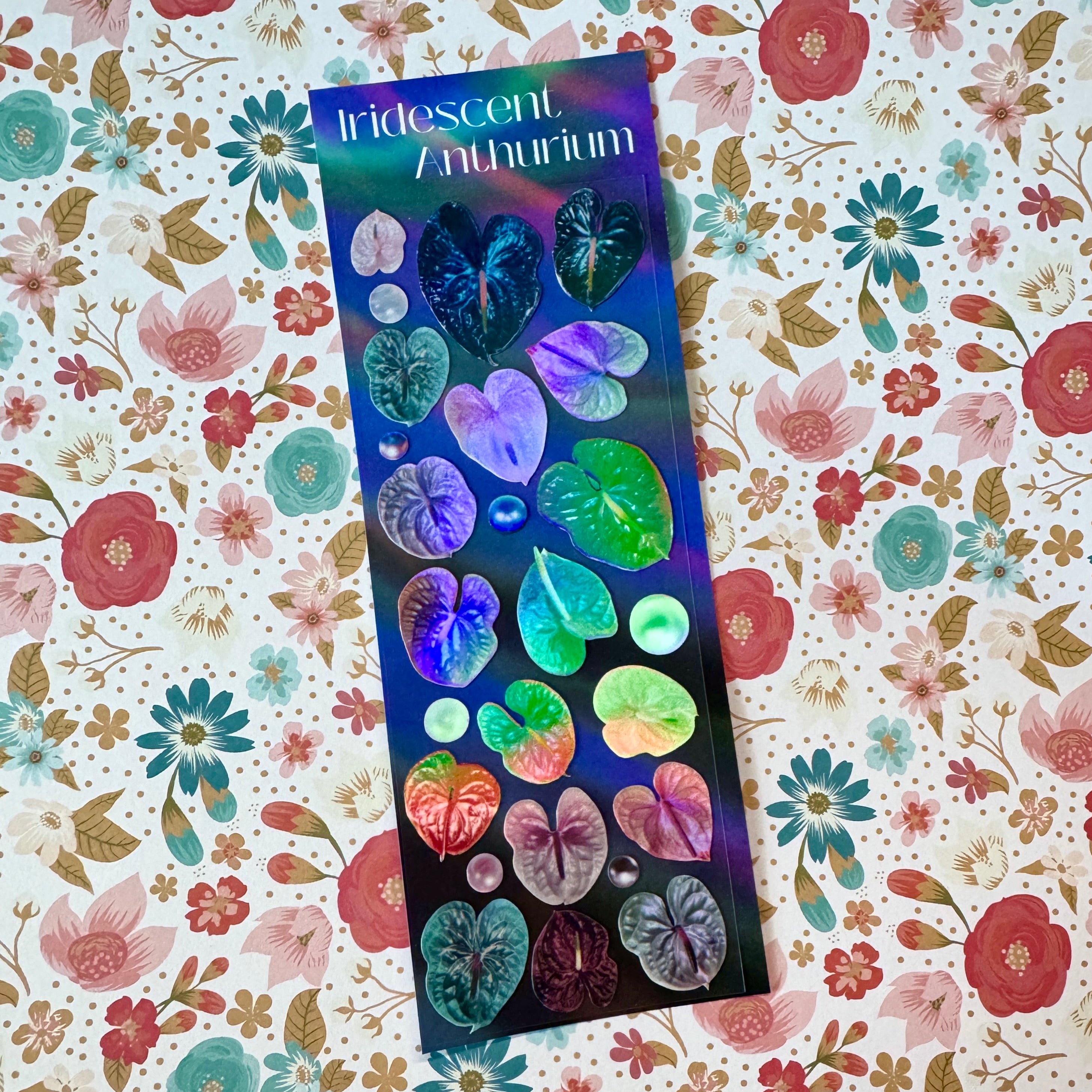 Iridescent Anthurium Deco Sticker