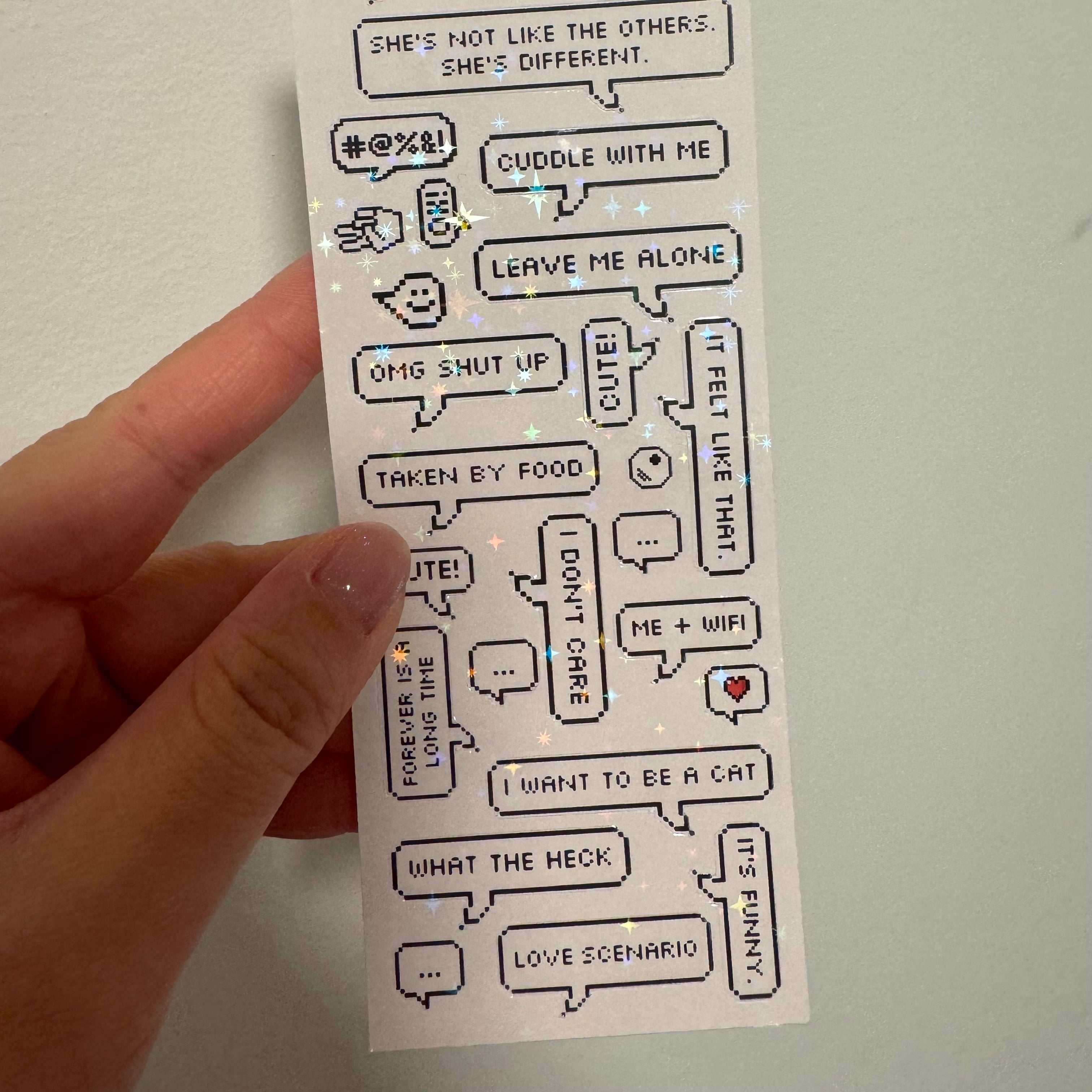 Pixel Chat Bubbles